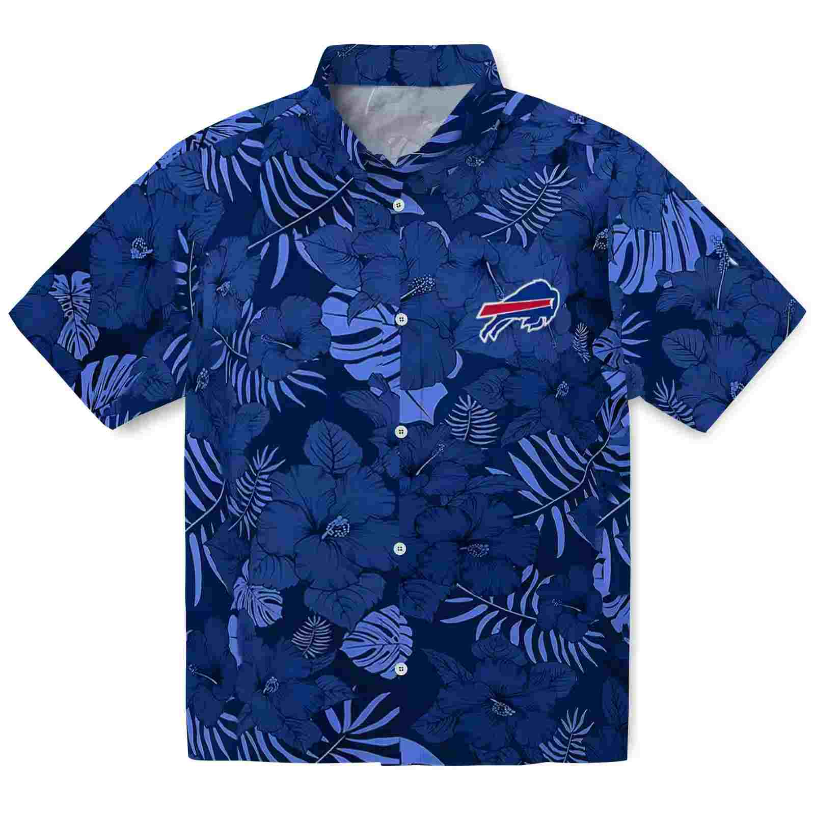 Buffalo Bills Jungle Vibes Blue Hawaiian Shirt