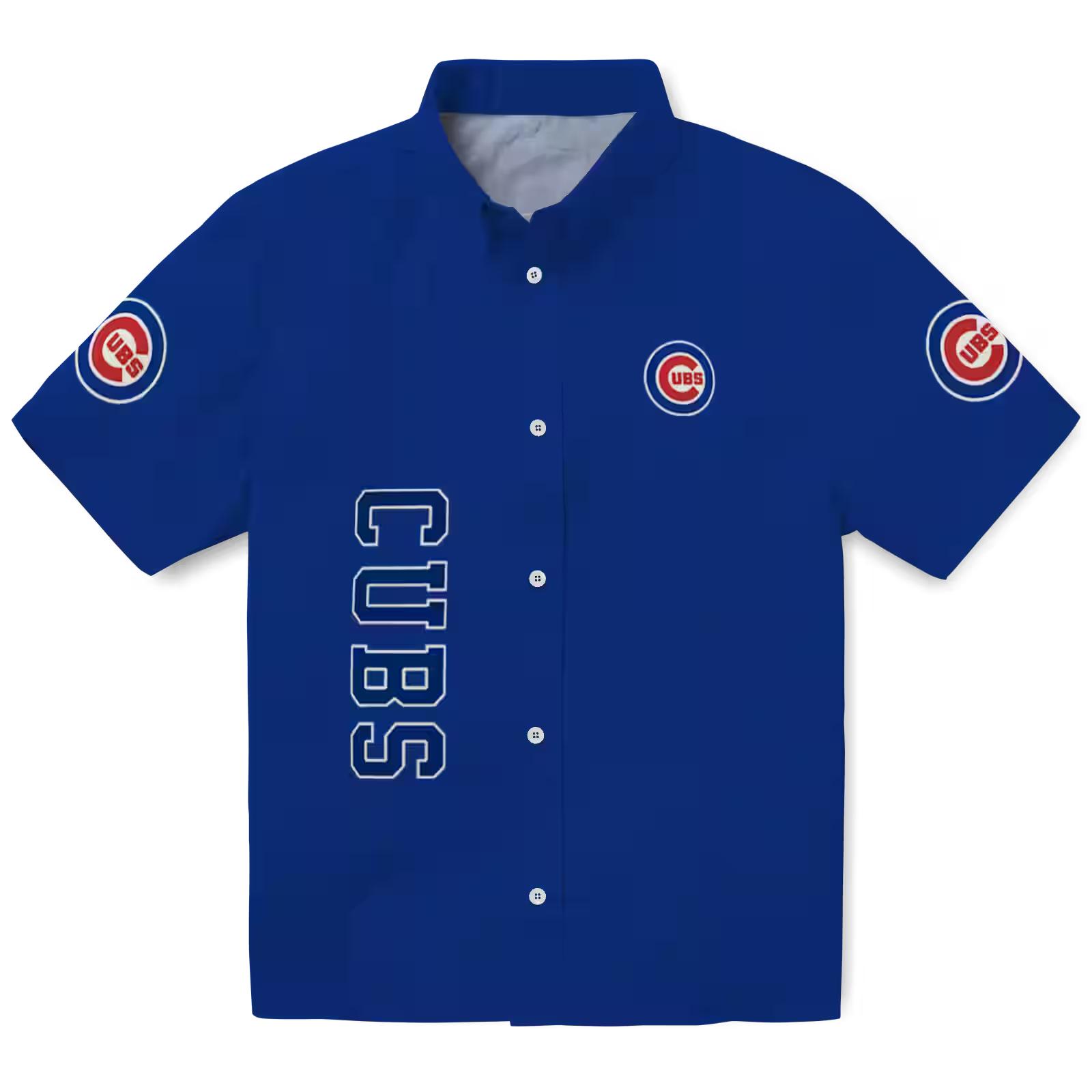 Chicago Cubs Stuart Minion Blue Hawaiian Shirt (Updated)