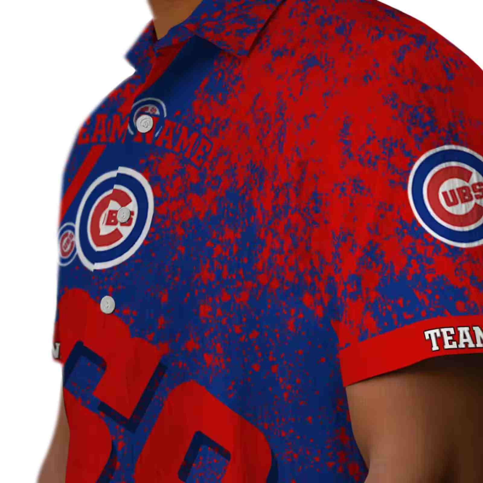 customized chicago cubs star stripes blue hawaiian shirt trendy