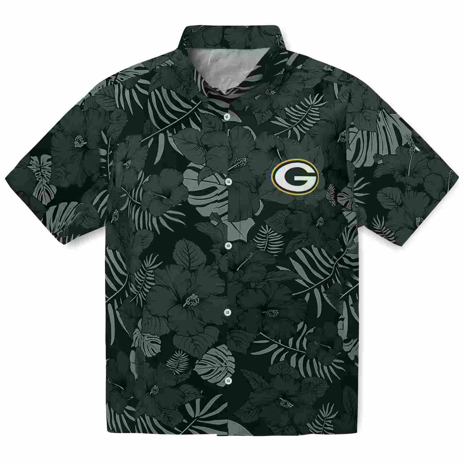 Green Bay Packers Jungle Vibes Green Hawaiian Shirt