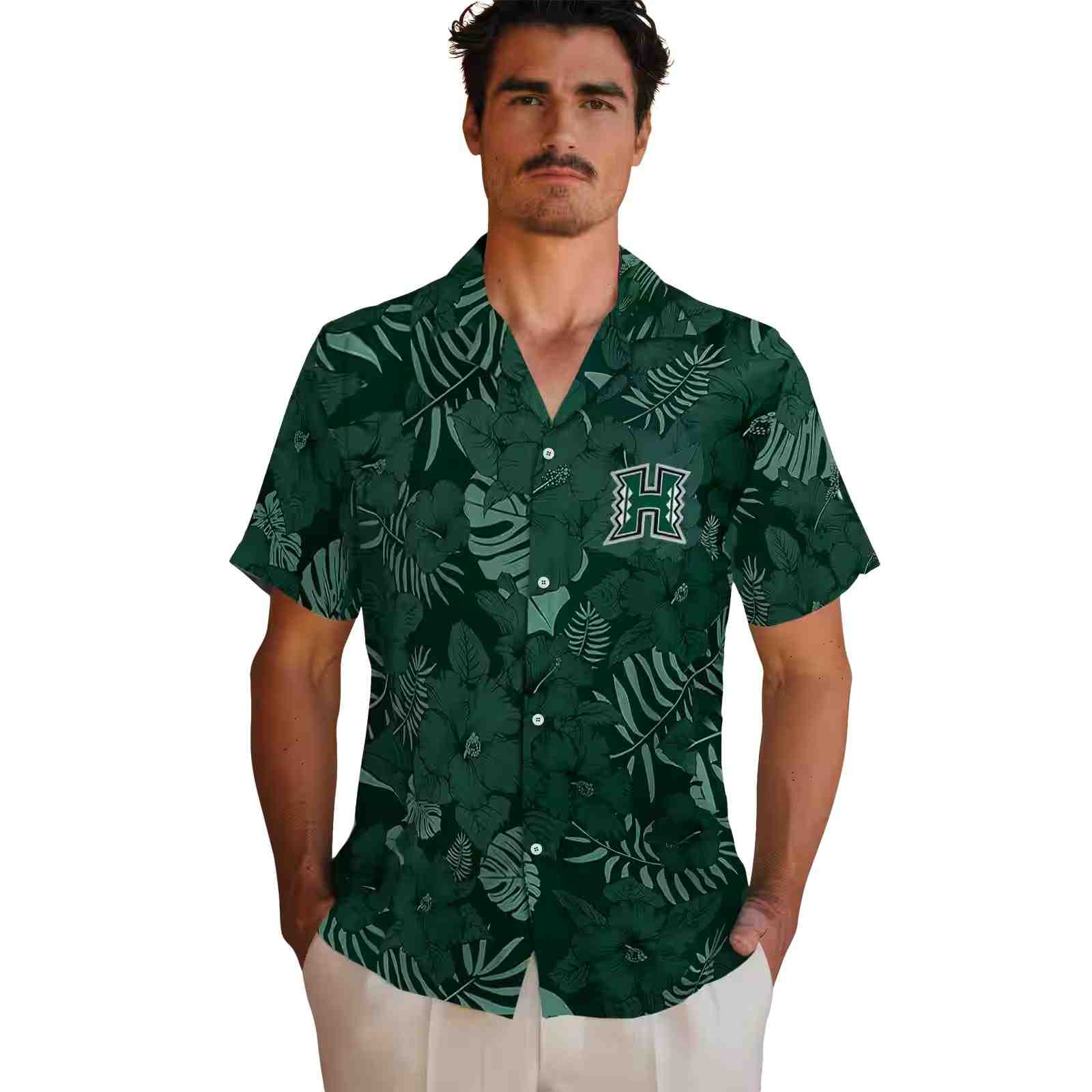 hawaii rainbow warriors jungle vibes green hawaiian shirt fashion forward