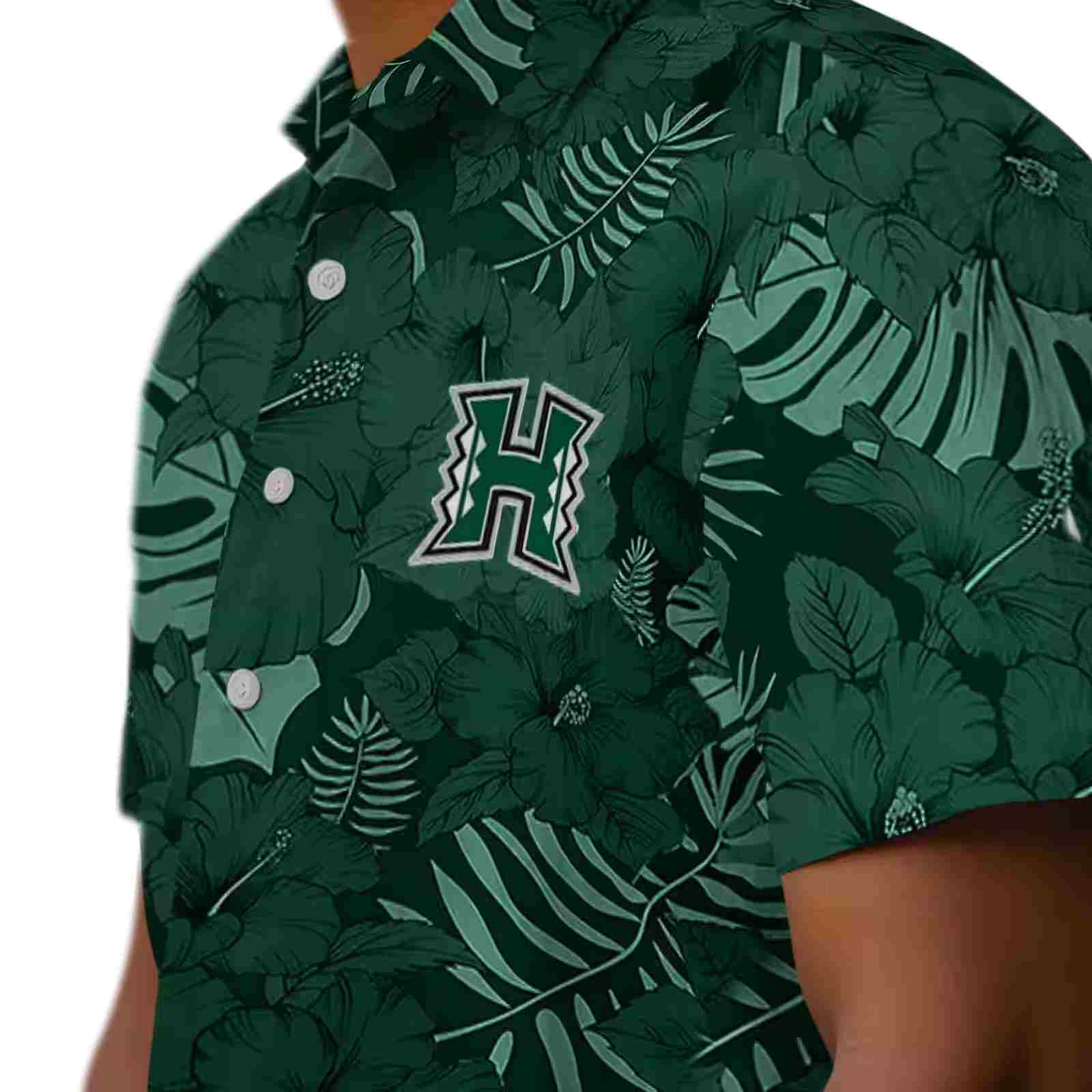 hawaii rainbow warriors jungle vibes green hawaiian shirt trendy