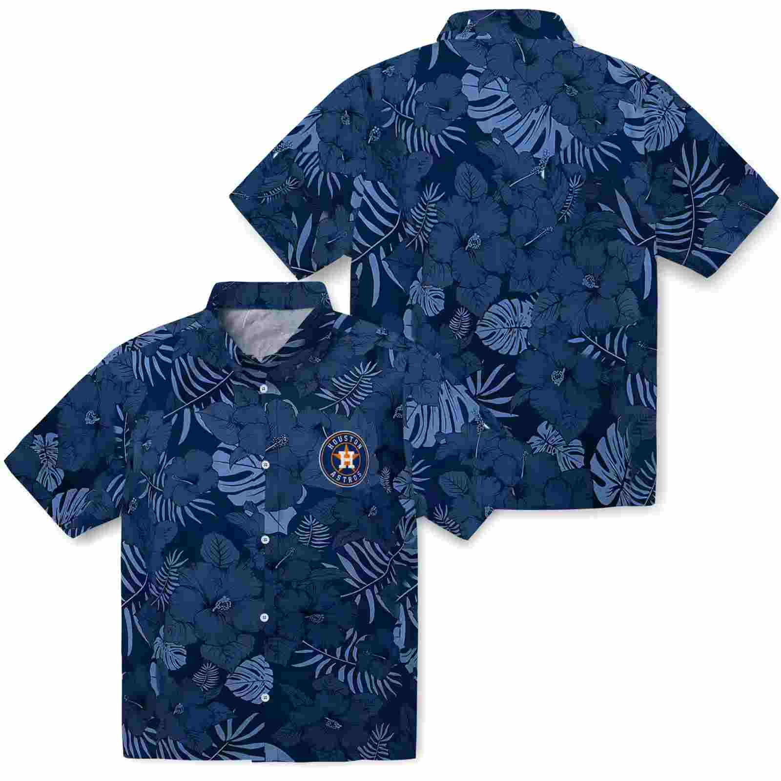 houston astros jungle vibes blue hawaiian shirt high quality