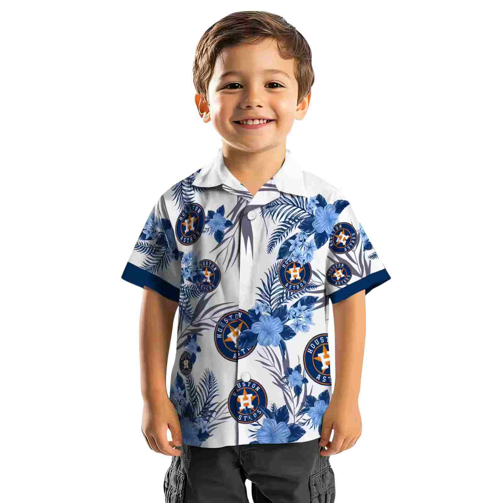 houston astros patriotic hibiscus design blue white hawaiian shirt top rated