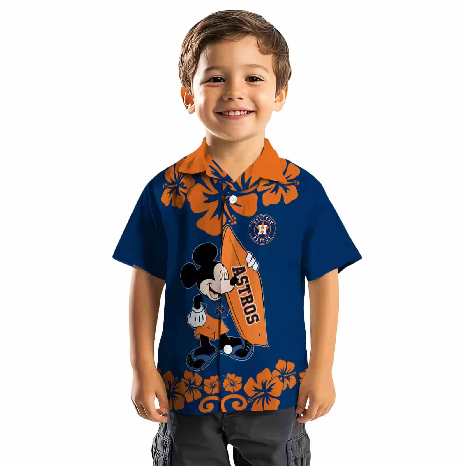 houston astros surfing mickey blue hawaiian shirt top rated