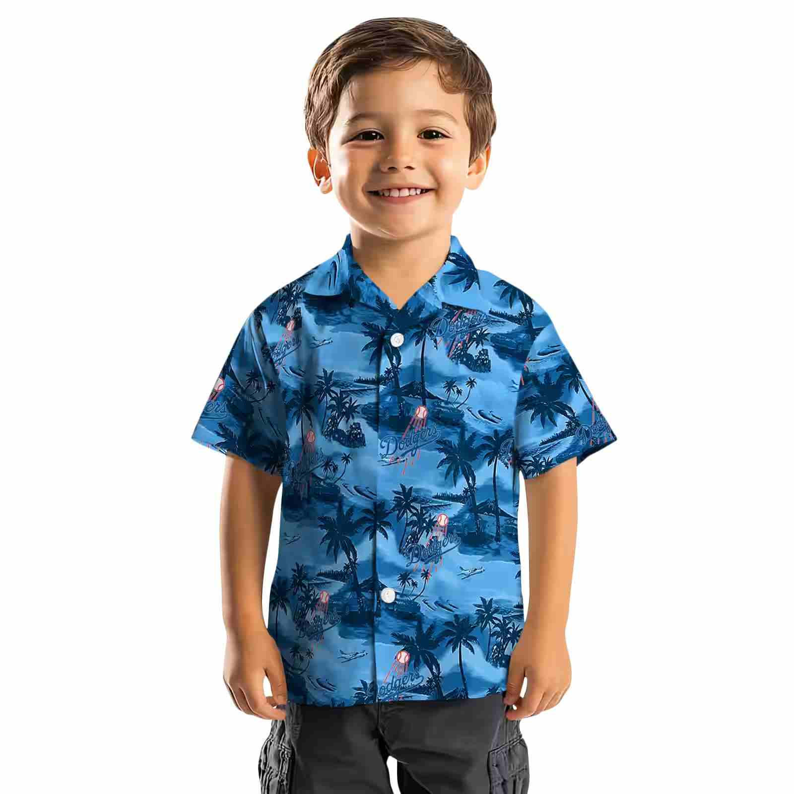 los angeles dodgers coastal palms blue hawaiian shirt top rated