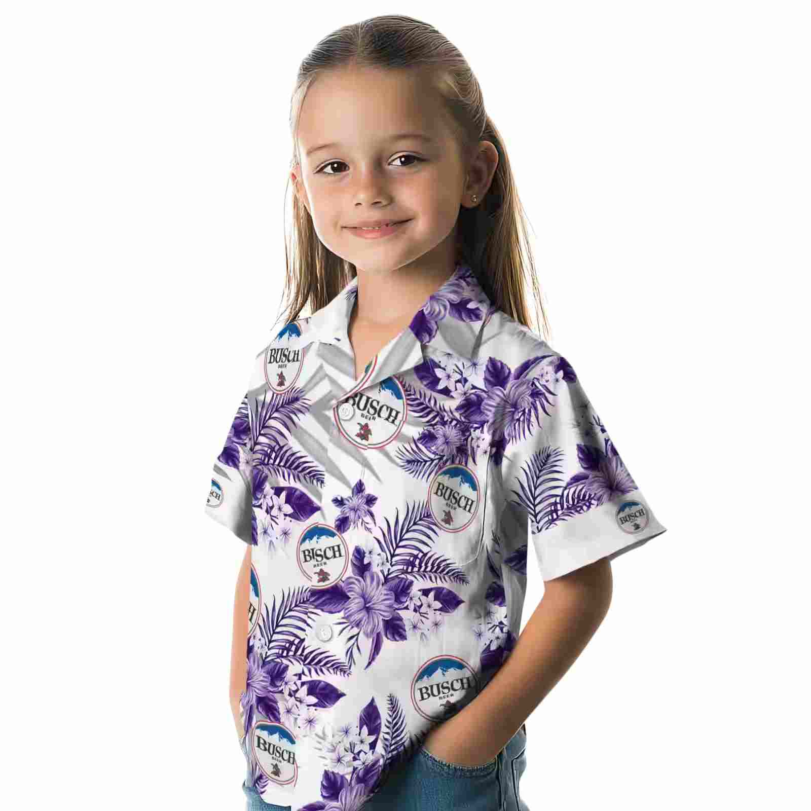 lsu tigers hibiscus palm leaves purple white hawaiian shirt premium grade