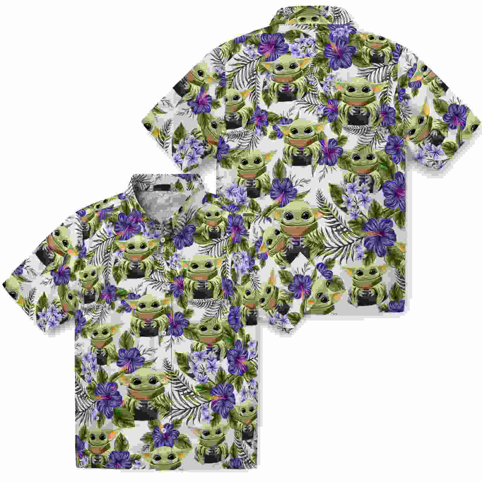 lsu tigers tropical yoda green hawaiian shirt high quality