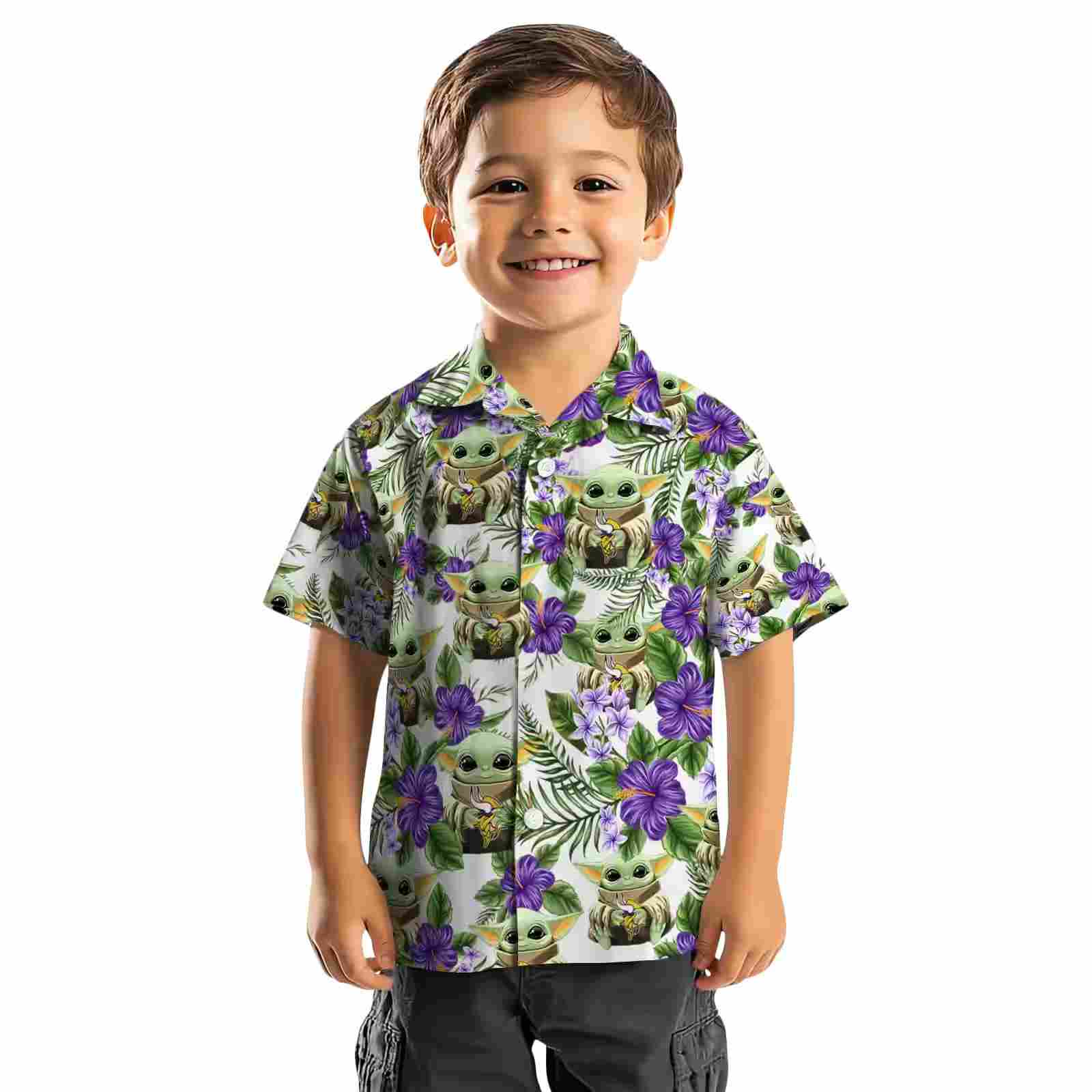 minnesota vikings tropical yoda green hawaiian shirt top rated