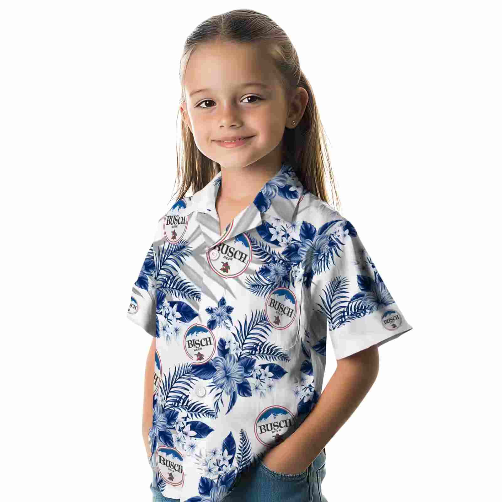 new york mets hibiscus palm leaves blue white hawaiian shirt premium grade