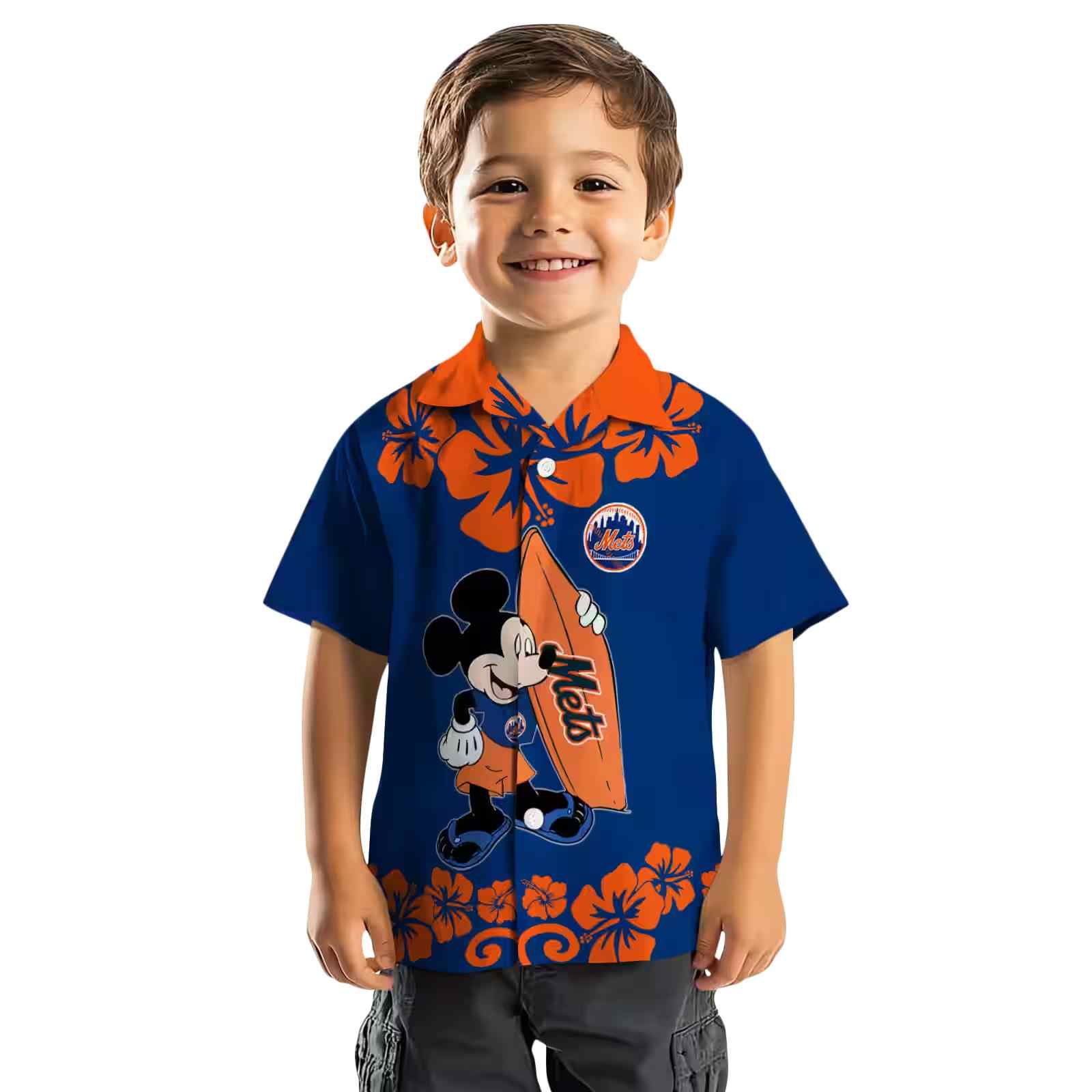 new york mets surfing mickey blue hawaiian shirt top rated