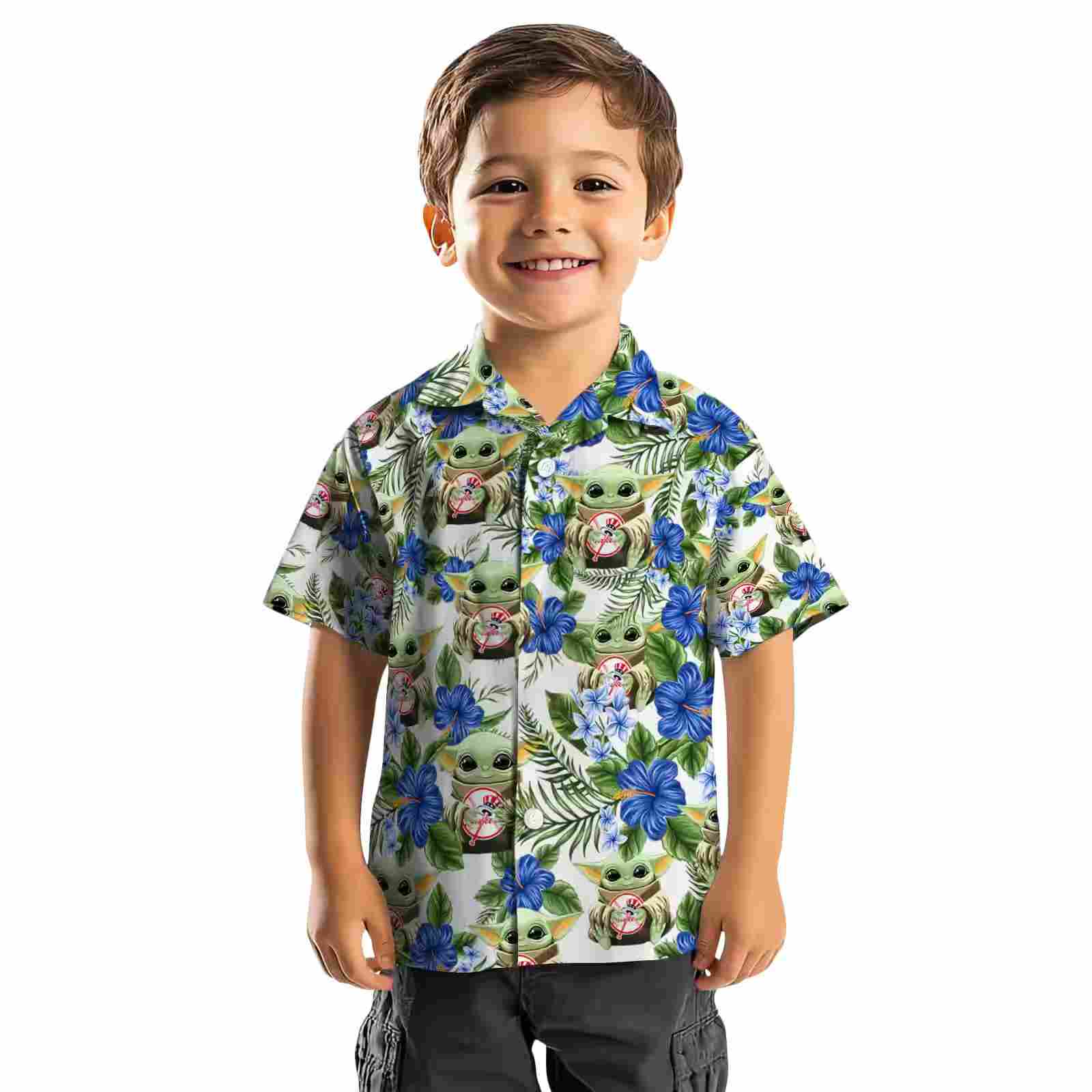 new york yankees tropical yoda green hawaiian shirt top rated