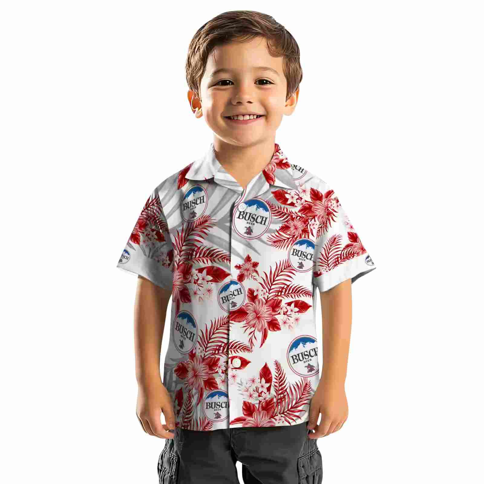 ohio state buckeyes hibiscus palm leaves scarlet white hawaiian shirt top rated