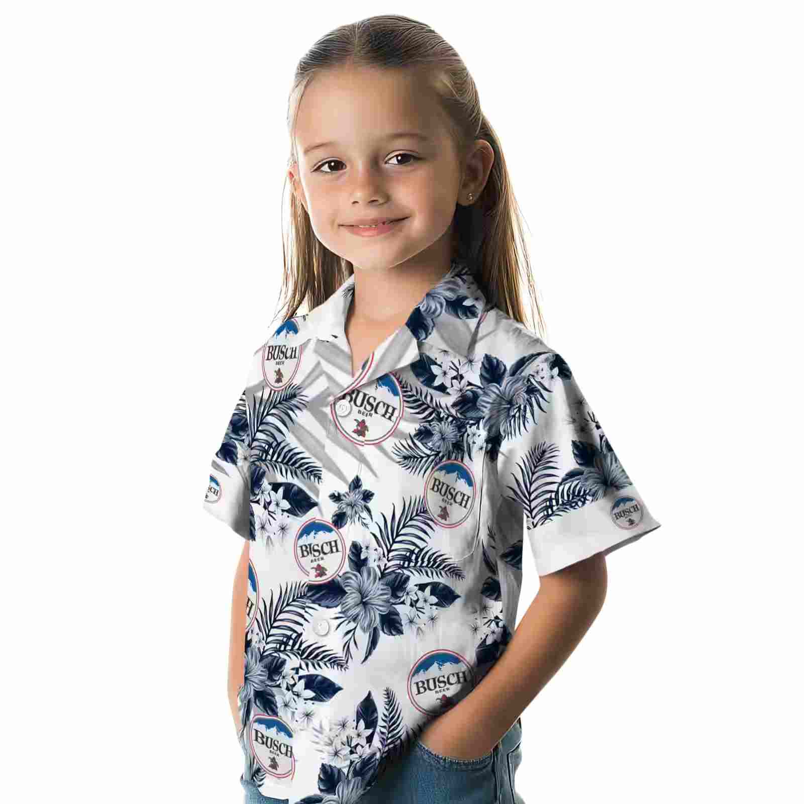 penn state nittany lions hibiscus palm leaves blue white hawaiian shirt premium grade