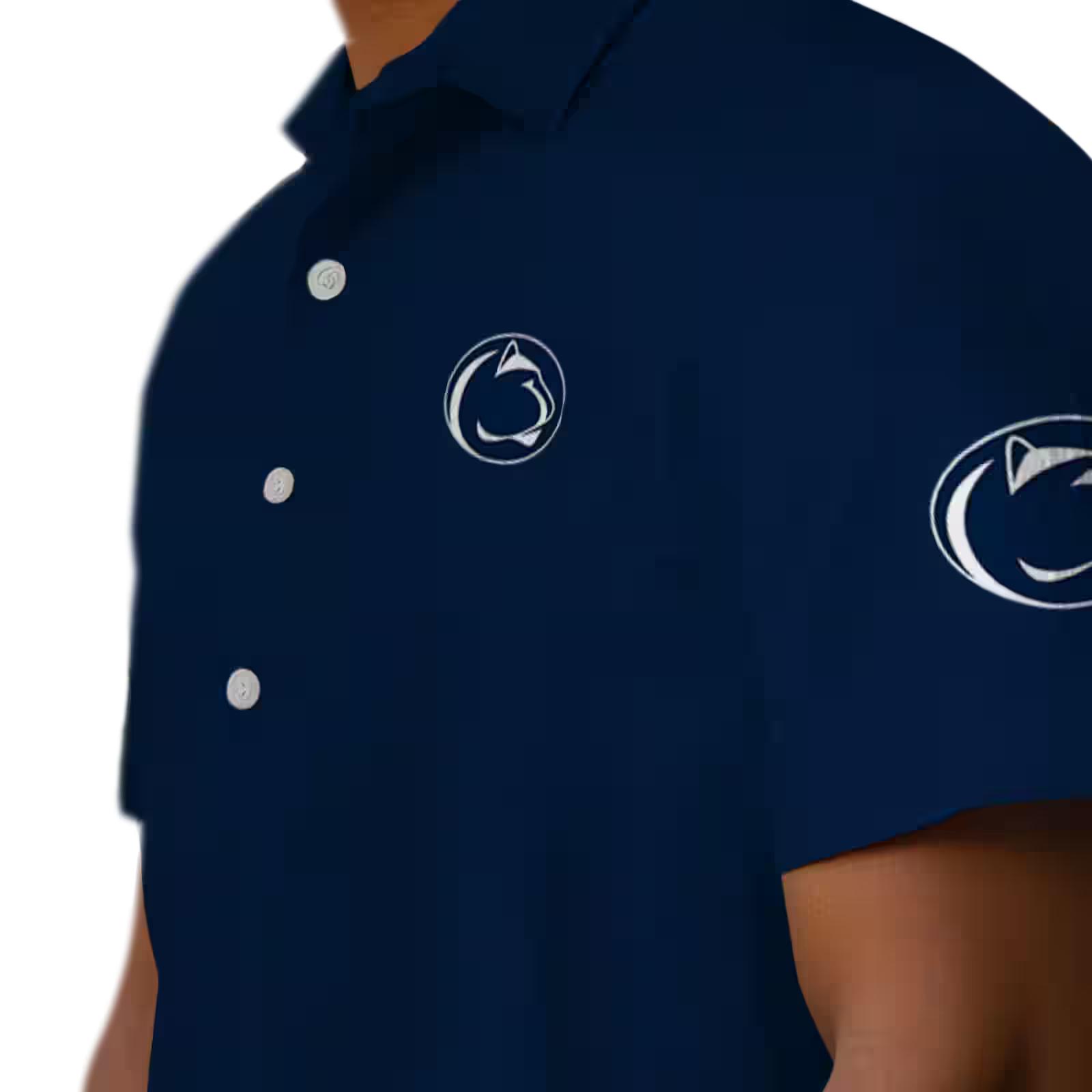 penn state nittany lions stuart minion blue hawaiian shirt trendy