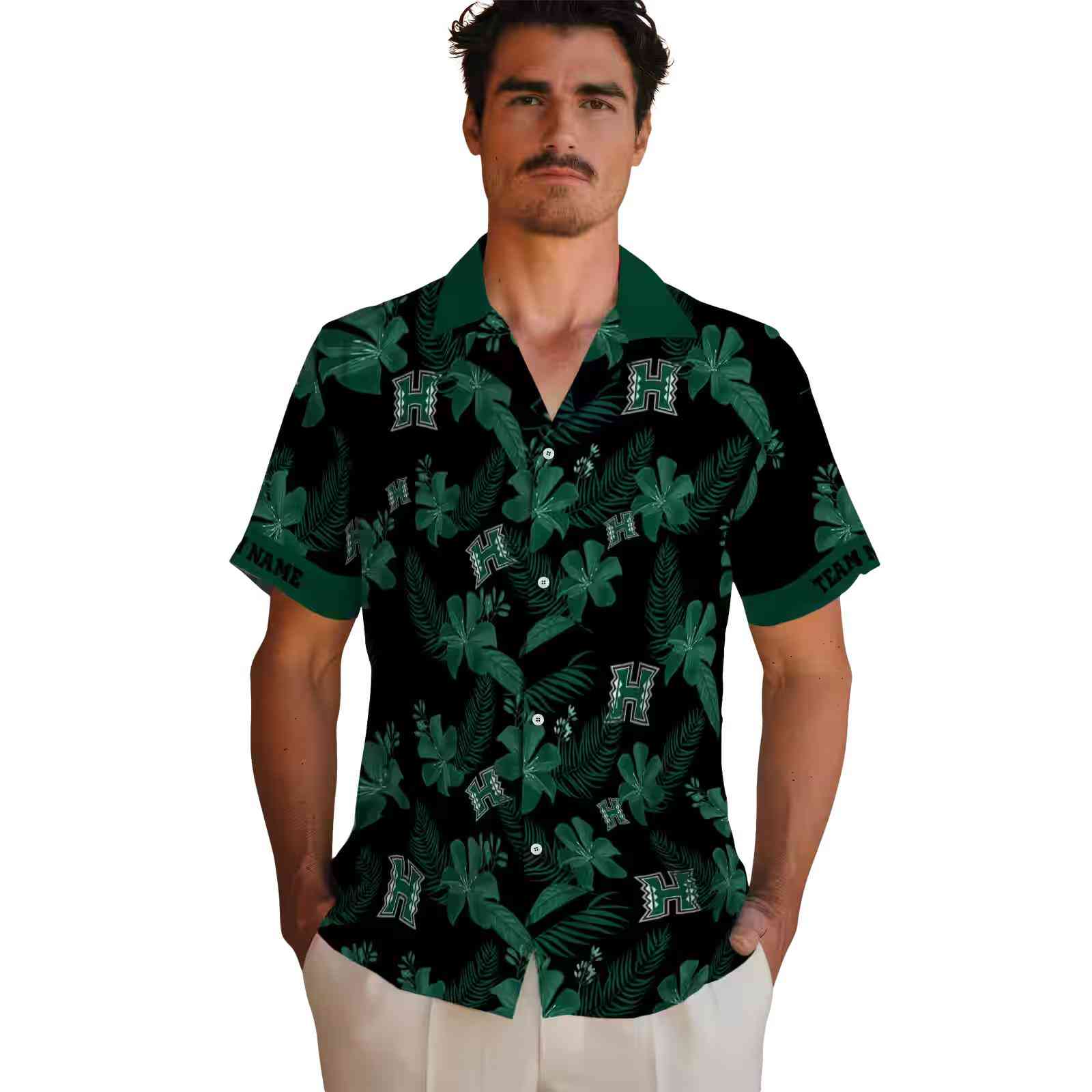 personalized hawaii rainbow warriors botanical print silver hawaiian shirt fashion forward