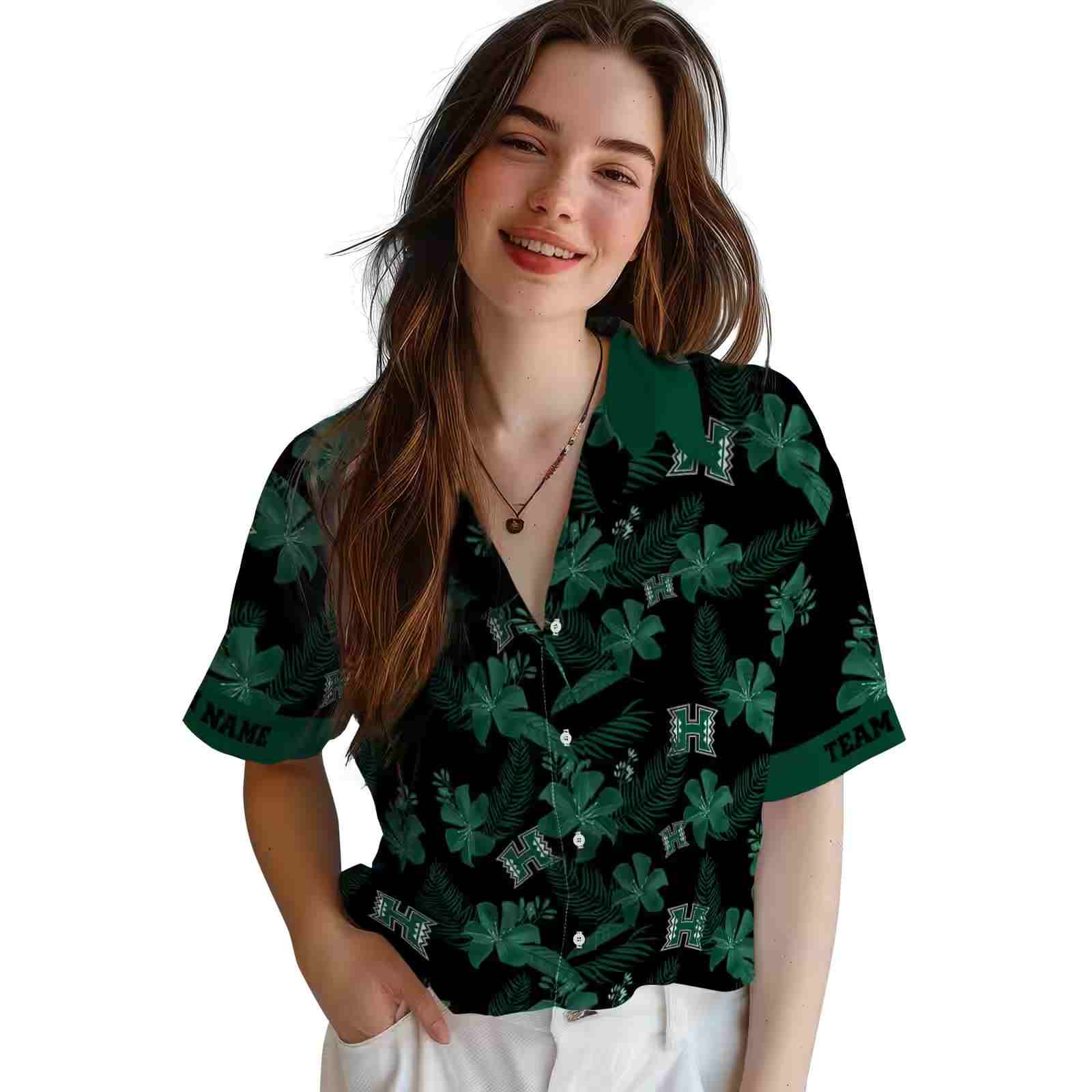 personalized hawaii rainbow warriors botanical print silver hawaiian shirt latest model