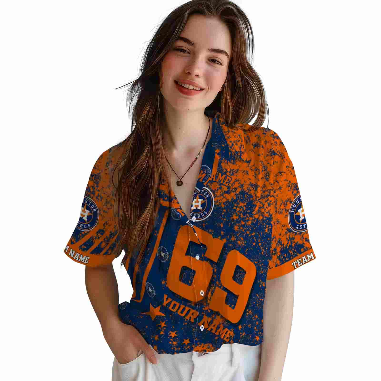 personalized houston astros star stripes blue hawaiian shirt latest model