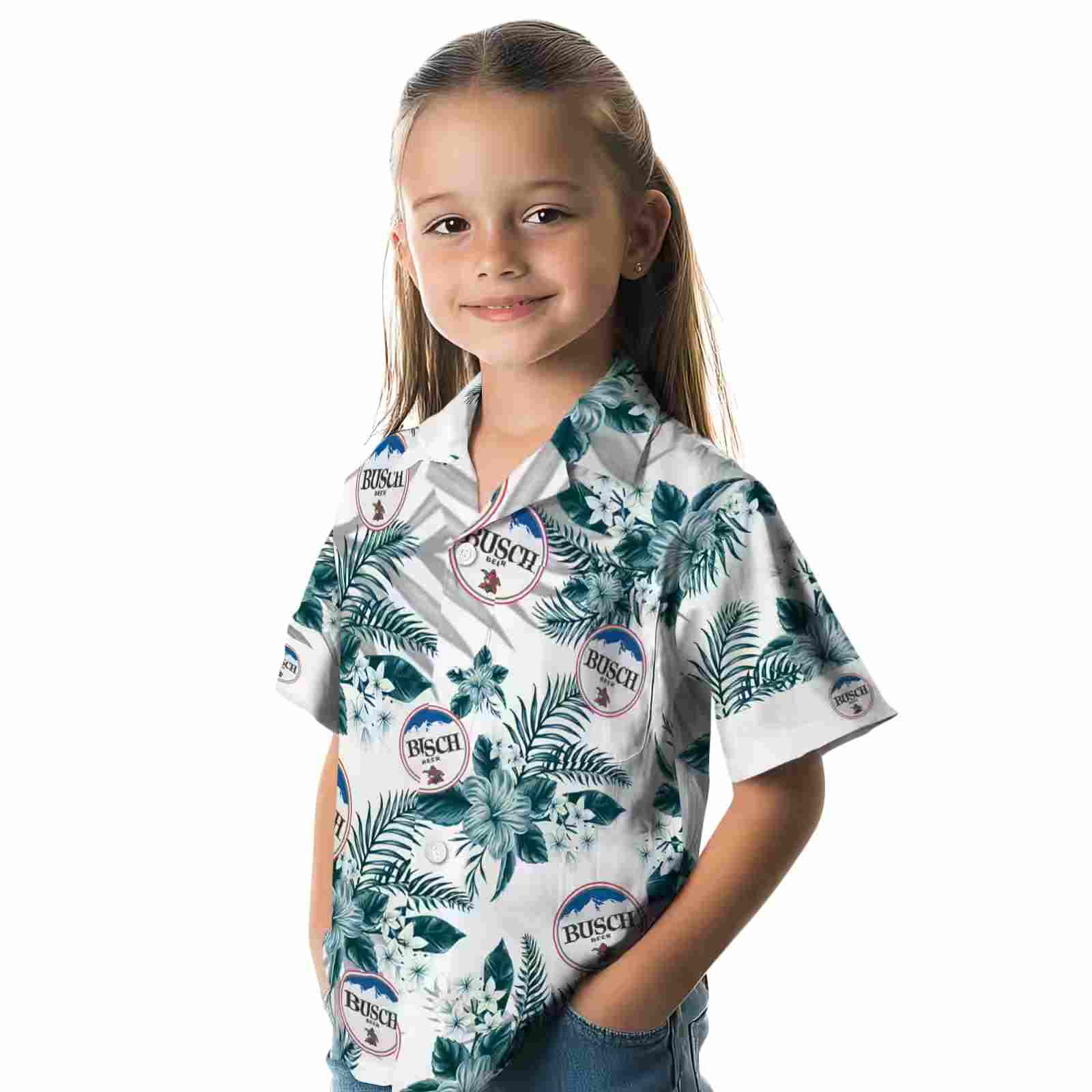 philadelphia eagles hibiscus palm leaves green white hawaiian shirt premium grade