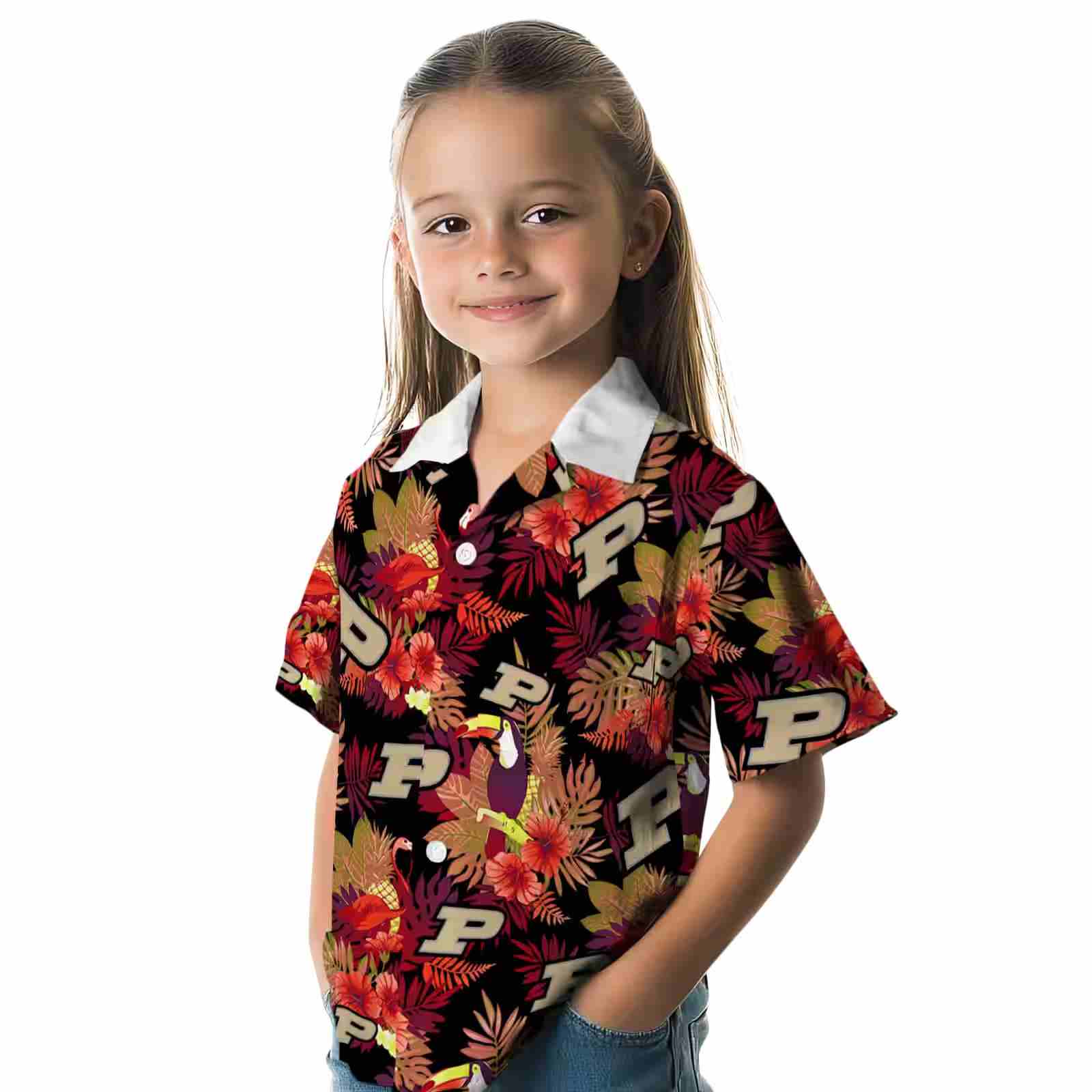 purdue boilermakers floral toucan gold red hawaiian shirt premium grade