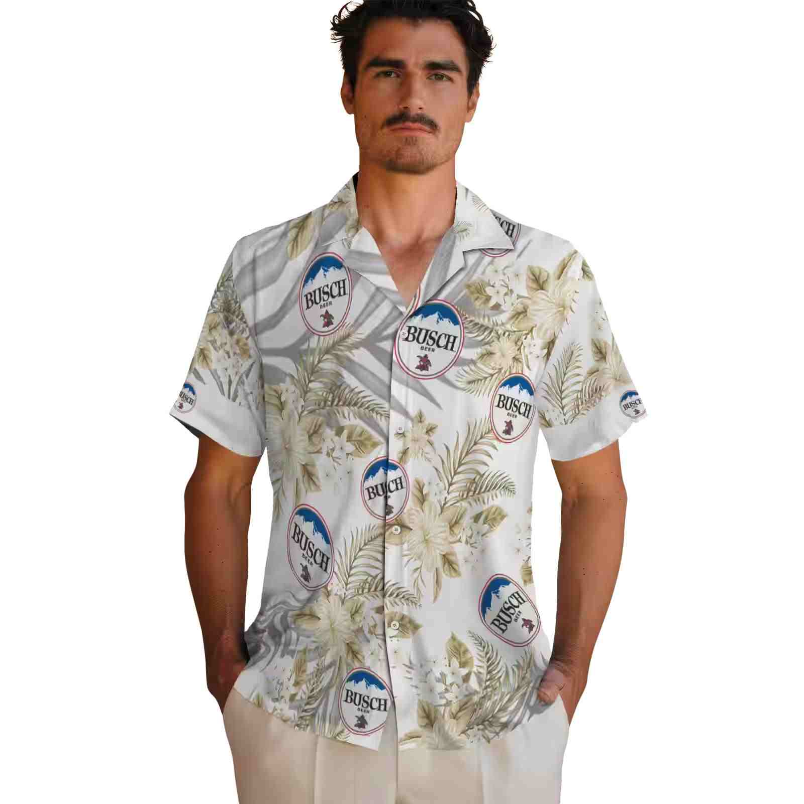 purdue boilermakers hibiscus palm leaves gold white hawaiian shirt fashion forward