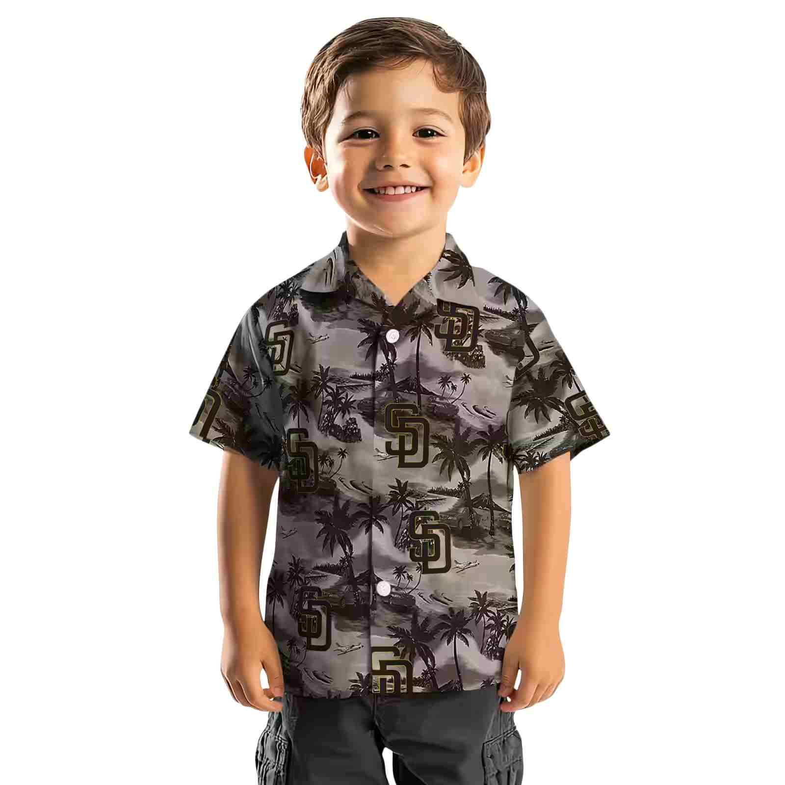 san diego padres coastal palms brown hawaiian shirt top rated