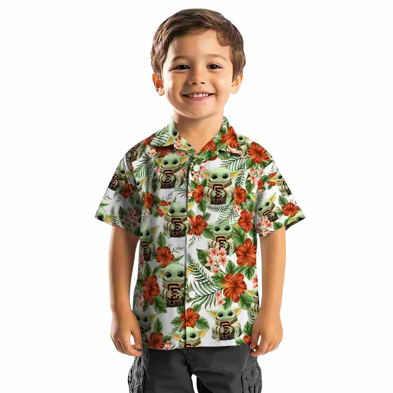 san francisco giants tropical yoda green hawaiian shirt top rated