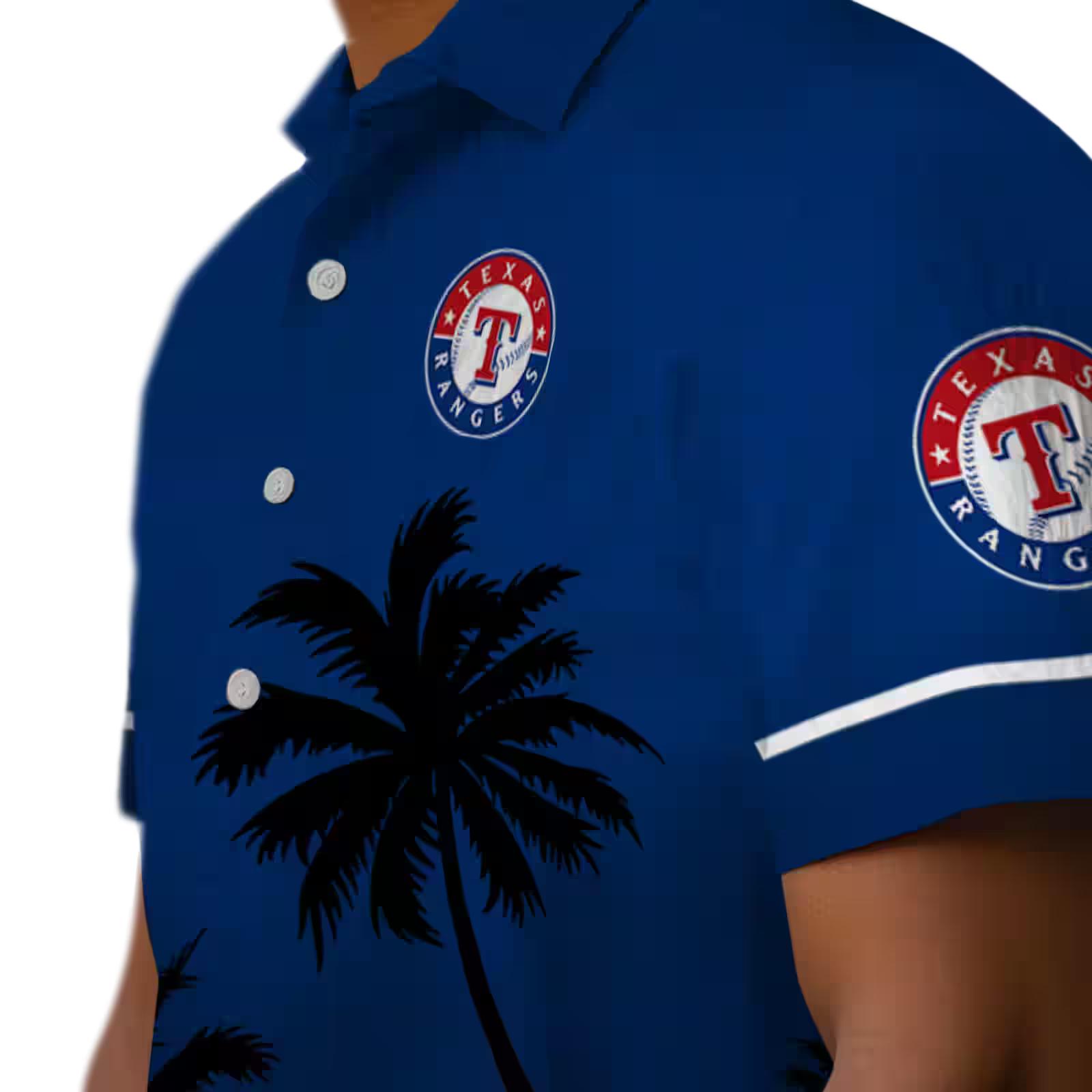 texas rangers beach sunset blue black hawaiian shirt trendy