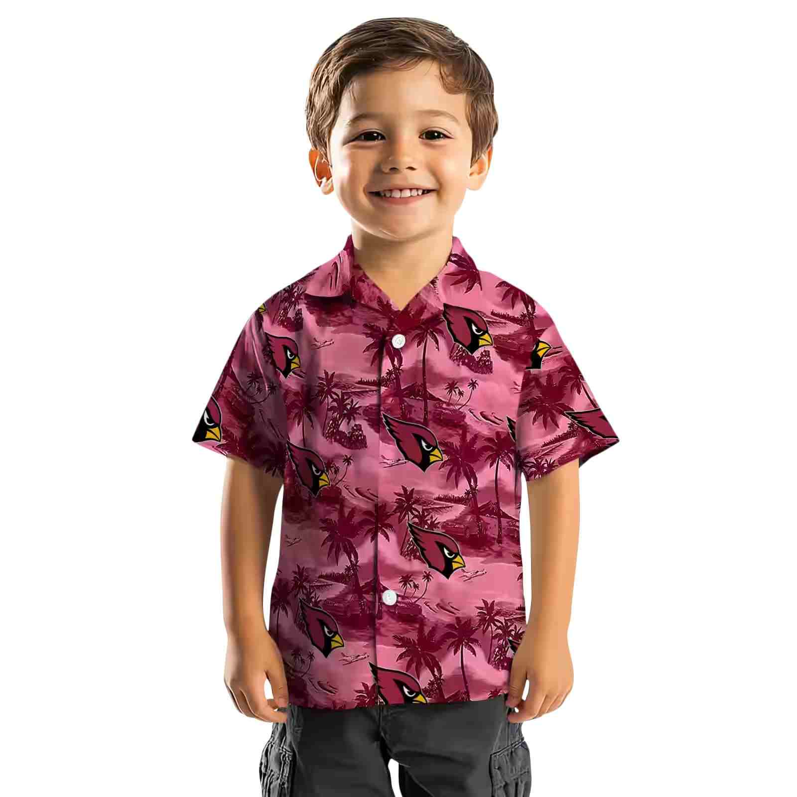 arizona cardinals coastal palms red hawaiian shirt top rated