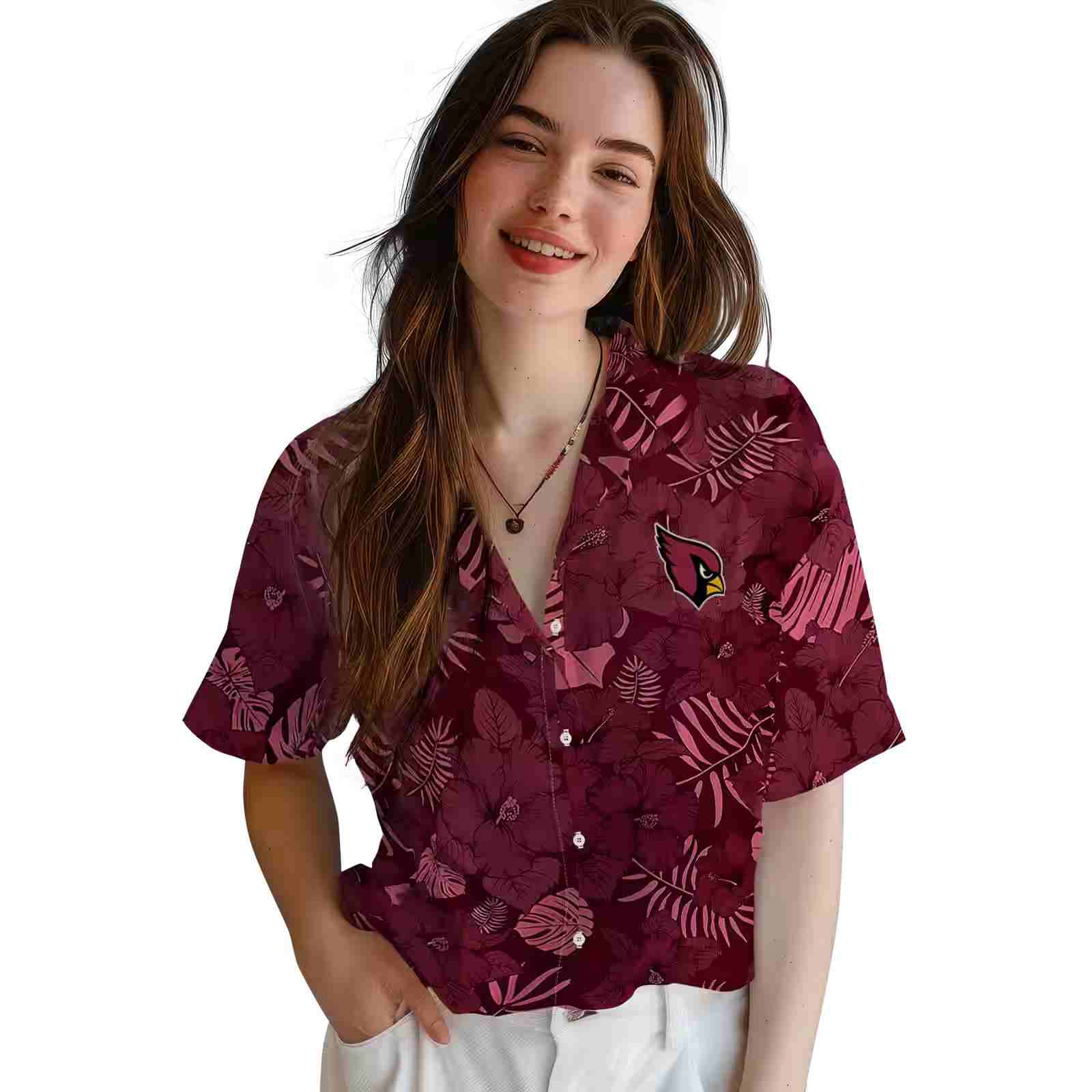 arizona cardinals jungle vibes red hawaiian shirt latest model