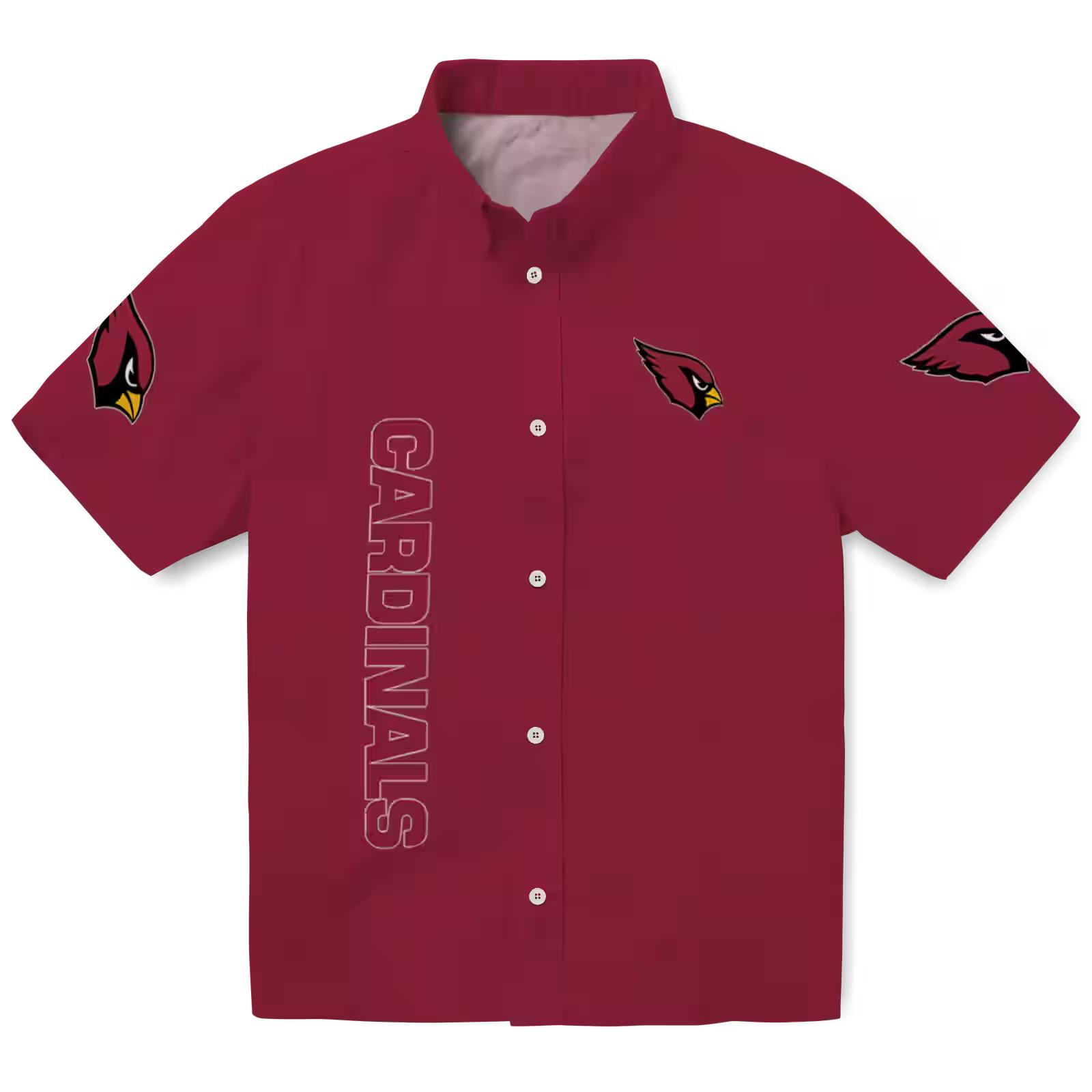 Arizona Cardinals Stuart Minion Red Hawaiian Shirt