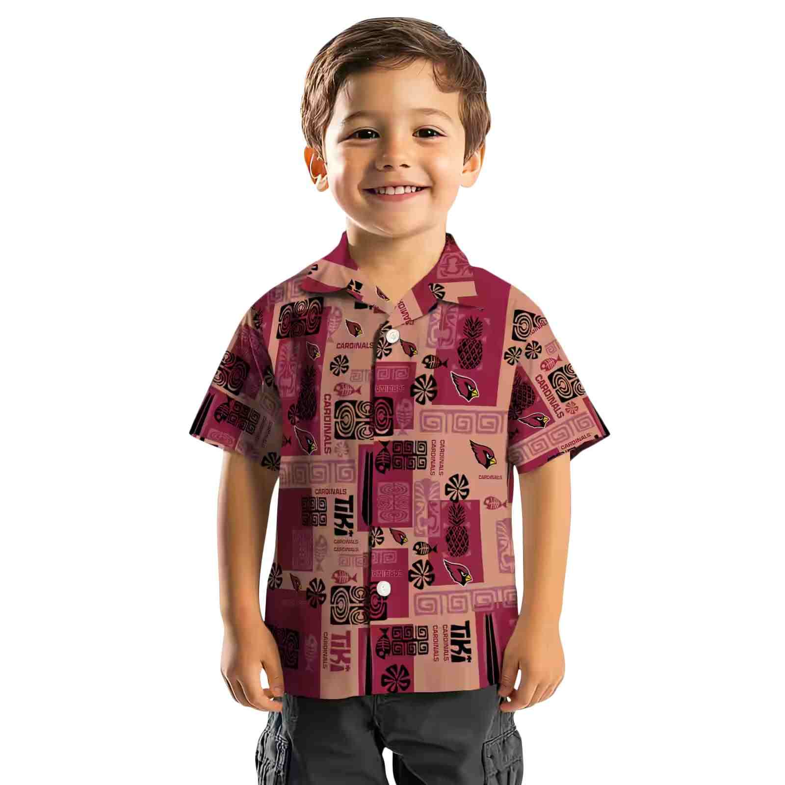 arizona cardinals tribal symbols red hawaiian shirt top rated