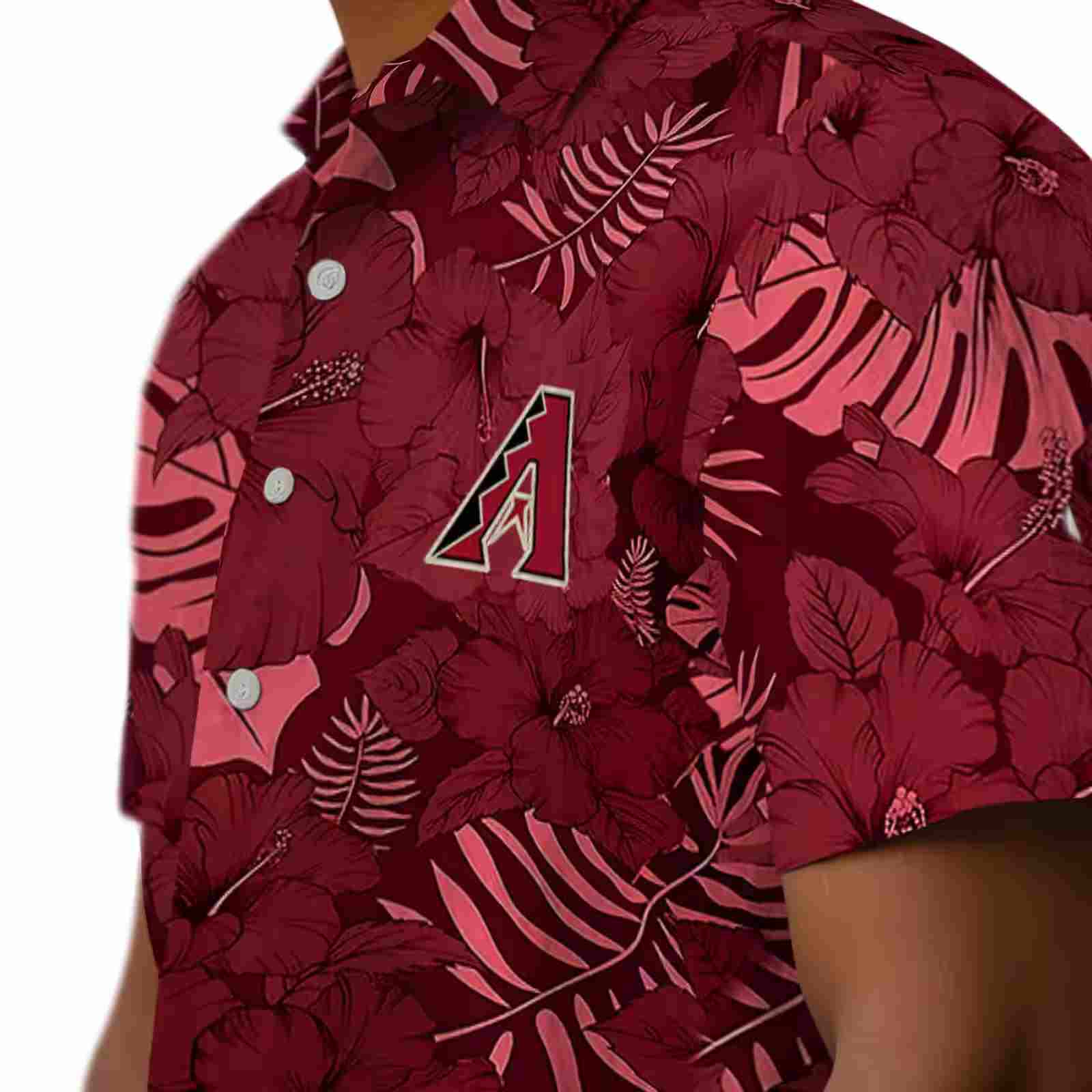 arizona diamondbacks jungle vibes red hawaiian shirt trendy