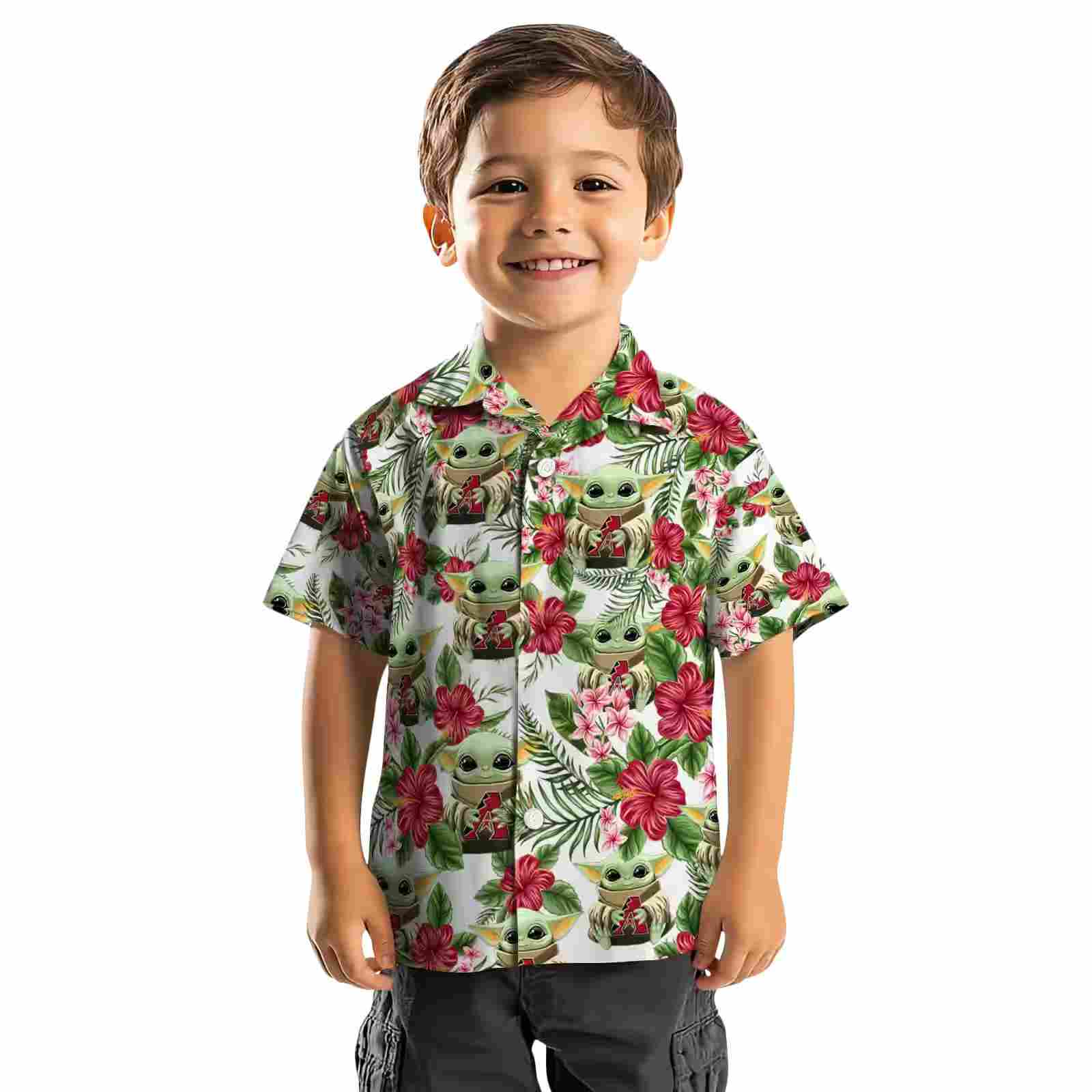 arizona diamondbacks tropical yoda green hawaiian shirt top rated