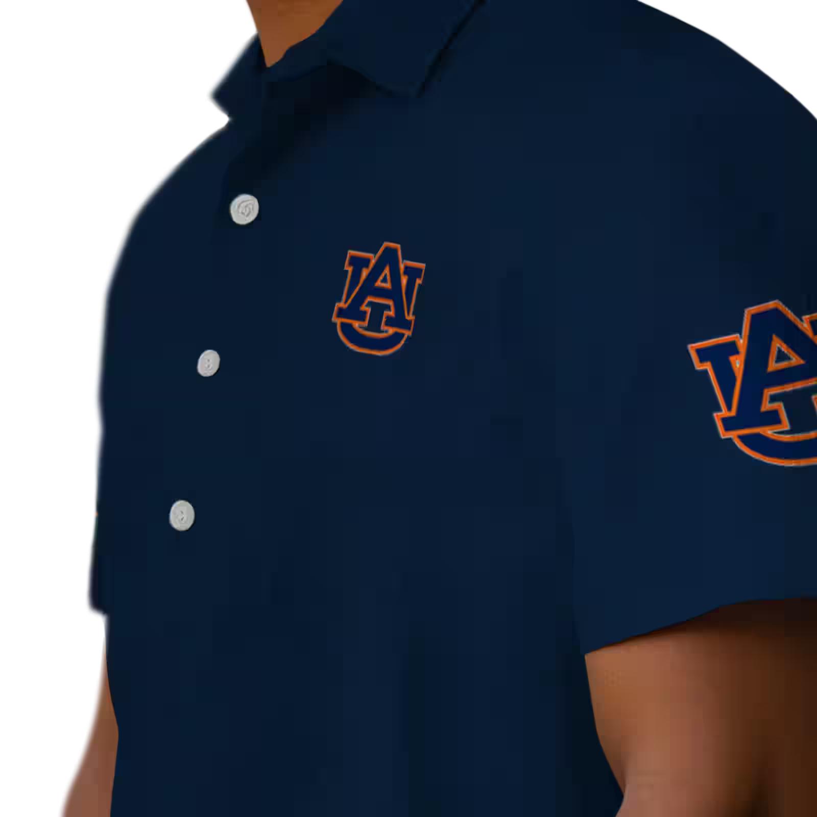 auburn tigers stuart minion navy blue hawaiian shirt trendy