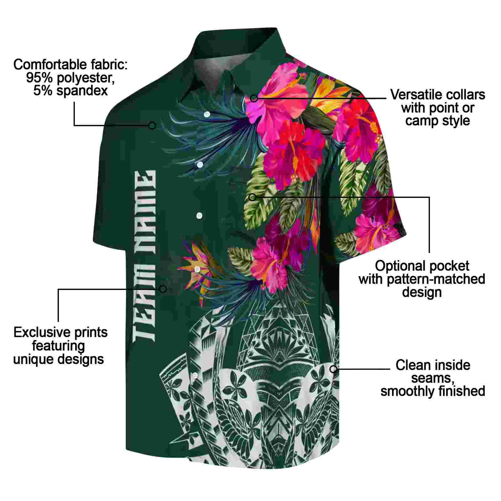 baylor bears floral polynesian green hawaiian shirt new arrival