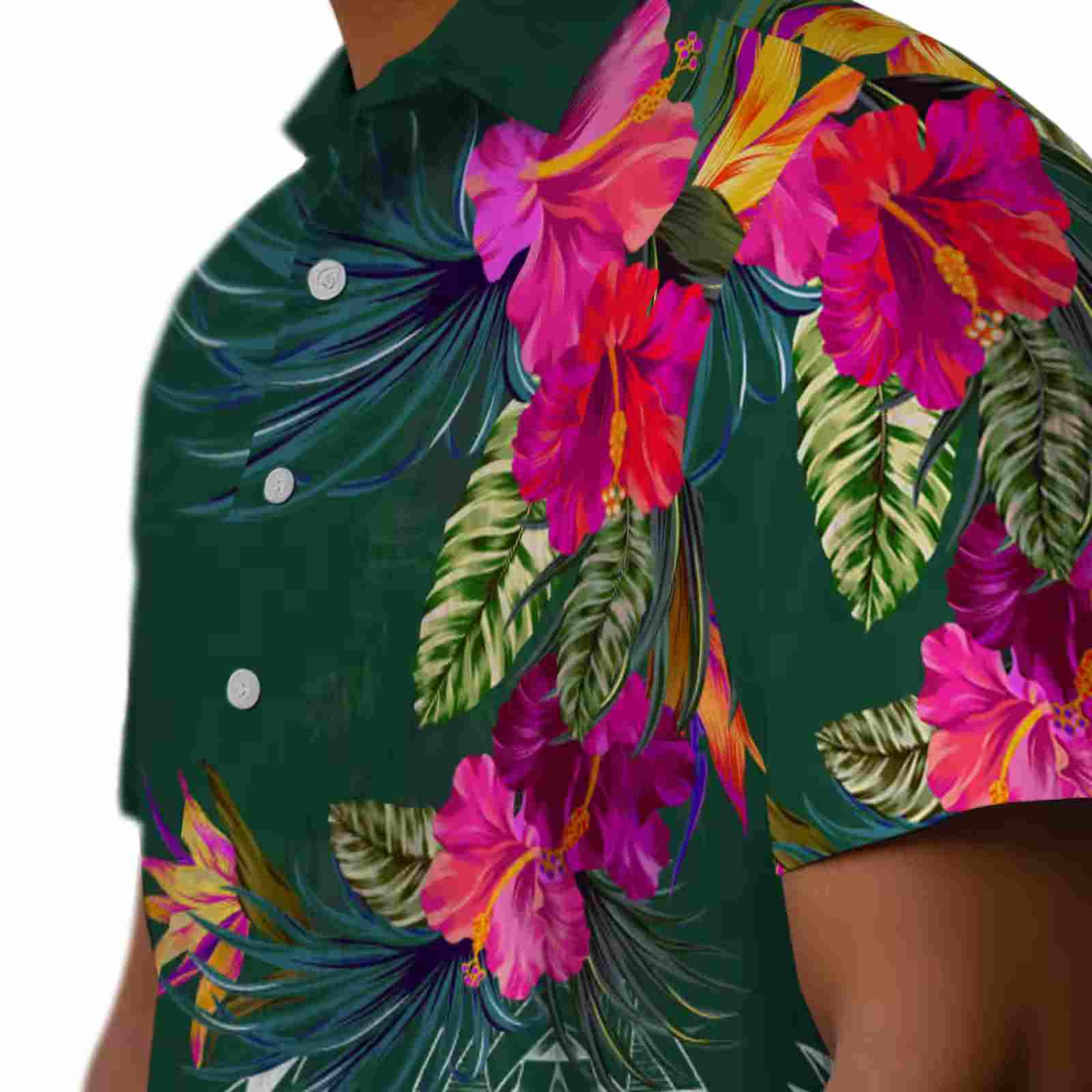 baylor bears floral polynesian green hawaiian shirt trendy