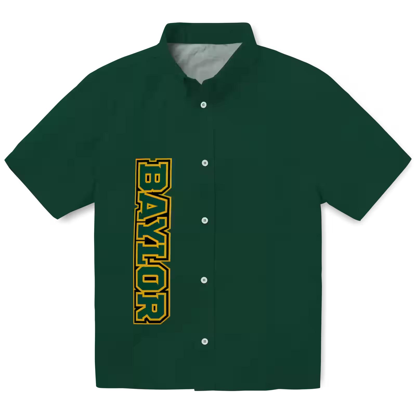 Baylor Bears Stuart Minion Green Hawaiian Shirt