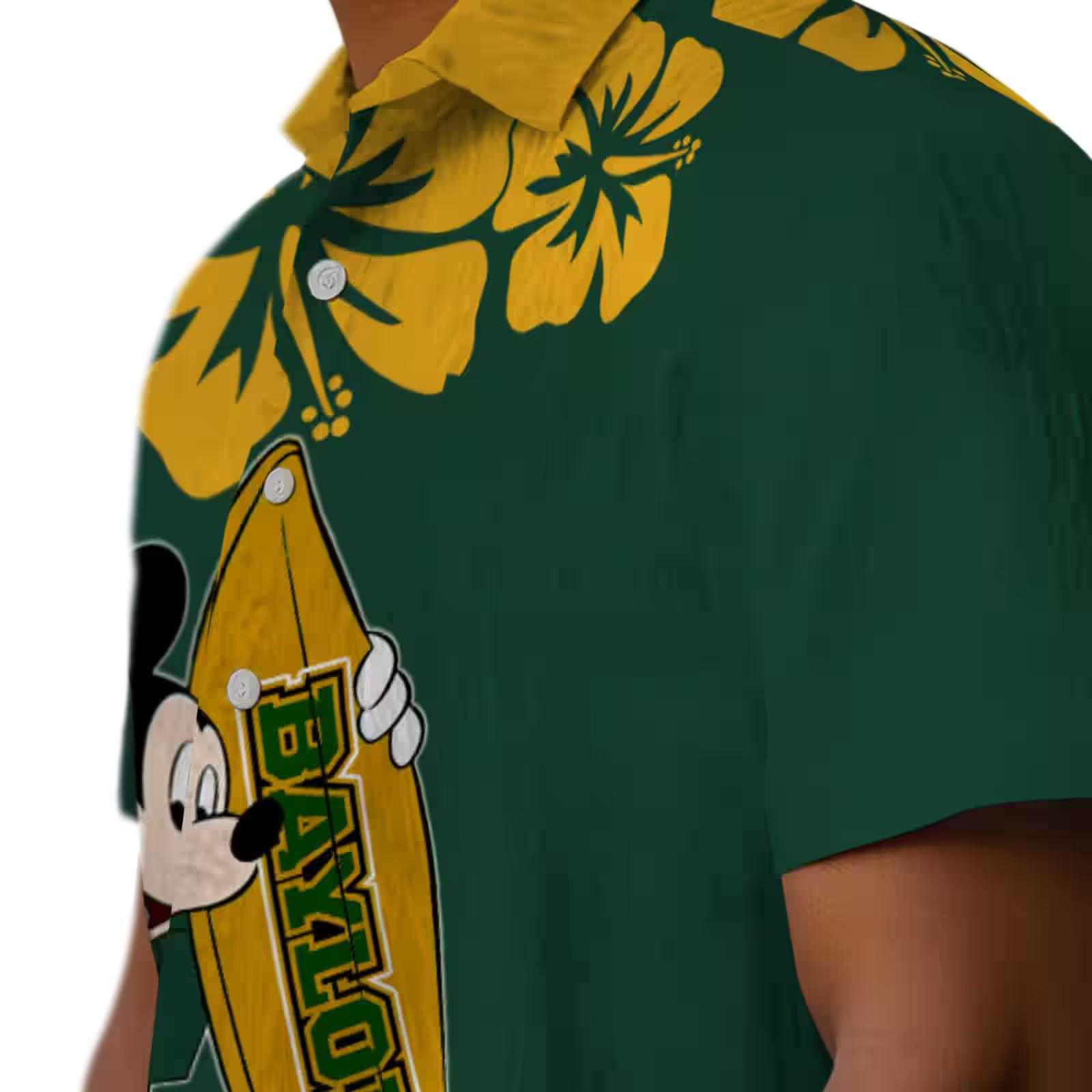 baylor bears surfing mickey green hawaiian shirt trendy