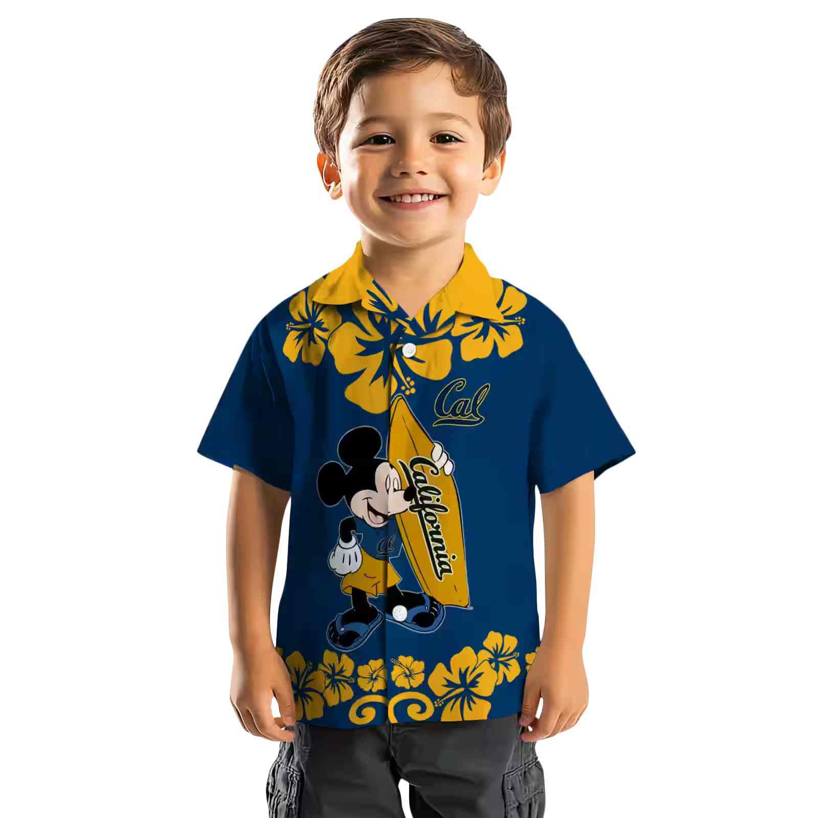 california golden bears surfing mickey blue hawaiian shirt top rated