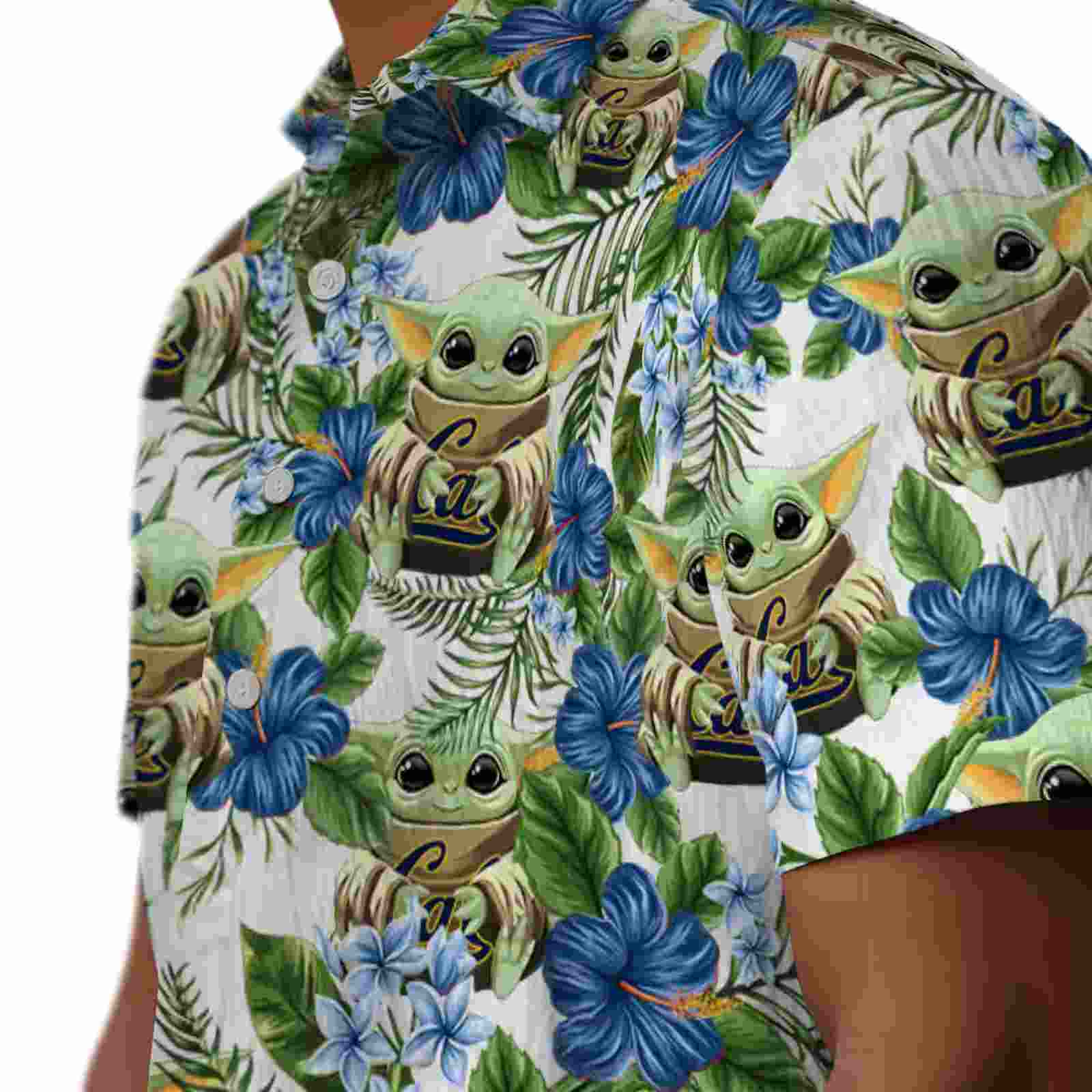 california golden bears tropical yoda green hawaiian shirt trendy