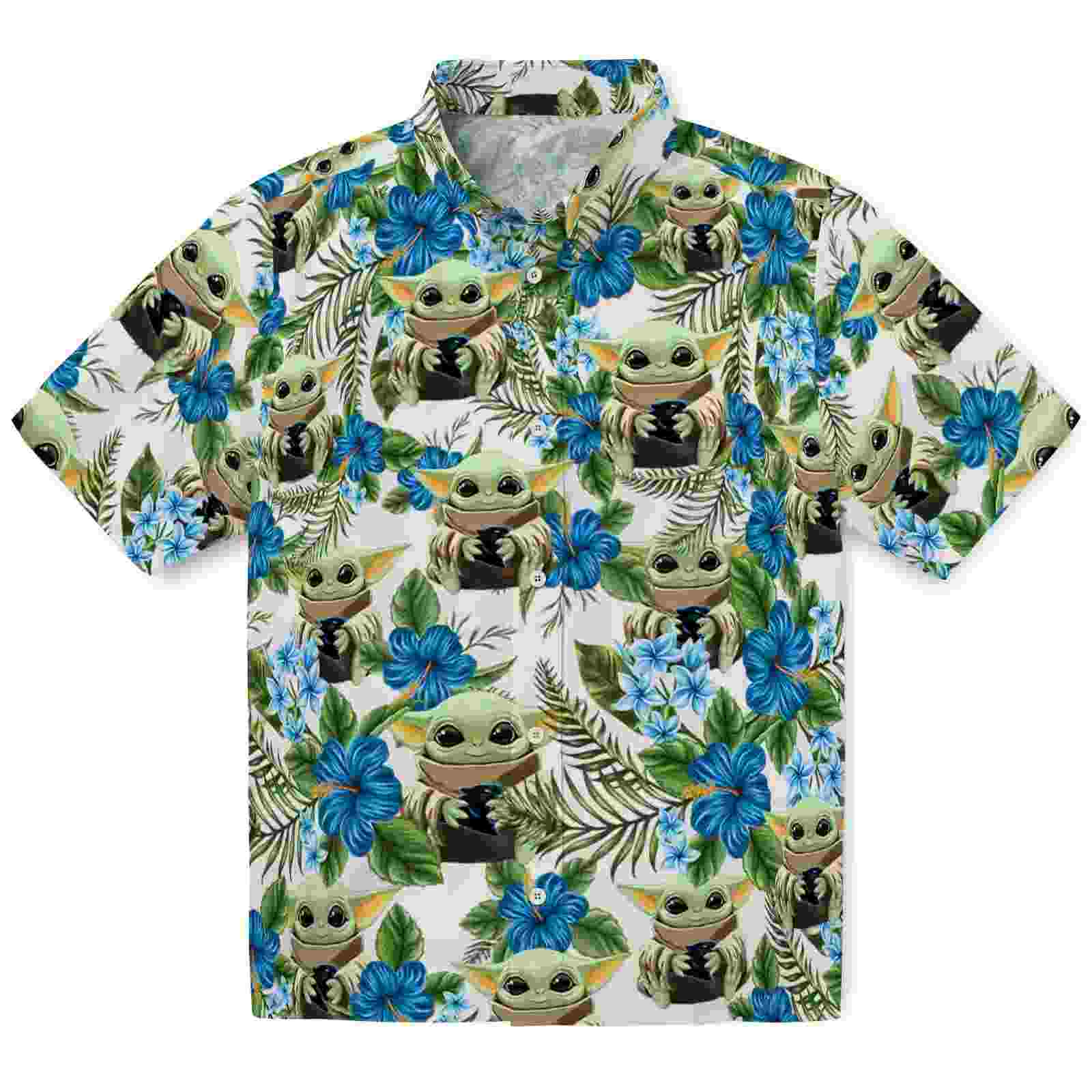 carolina panthers tropical yoda green hawaiian shirt best selling