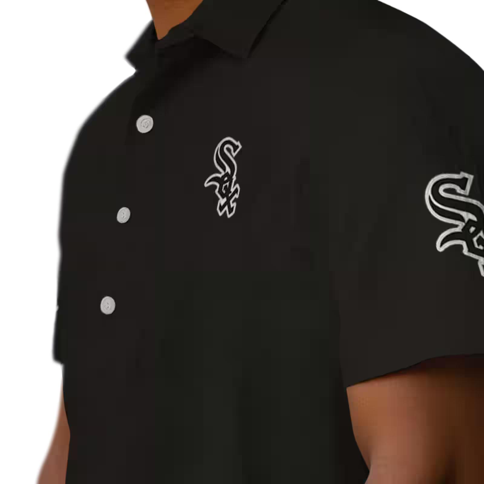 chicago white sox stuart minion black hawaiian shirt trendy