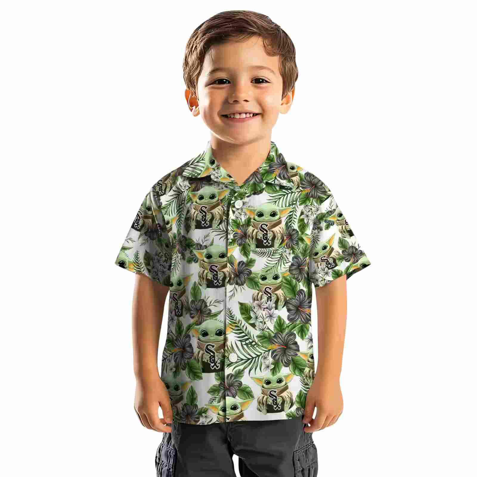 chicago white sox tropical yoda green hawaiian shirt top rated