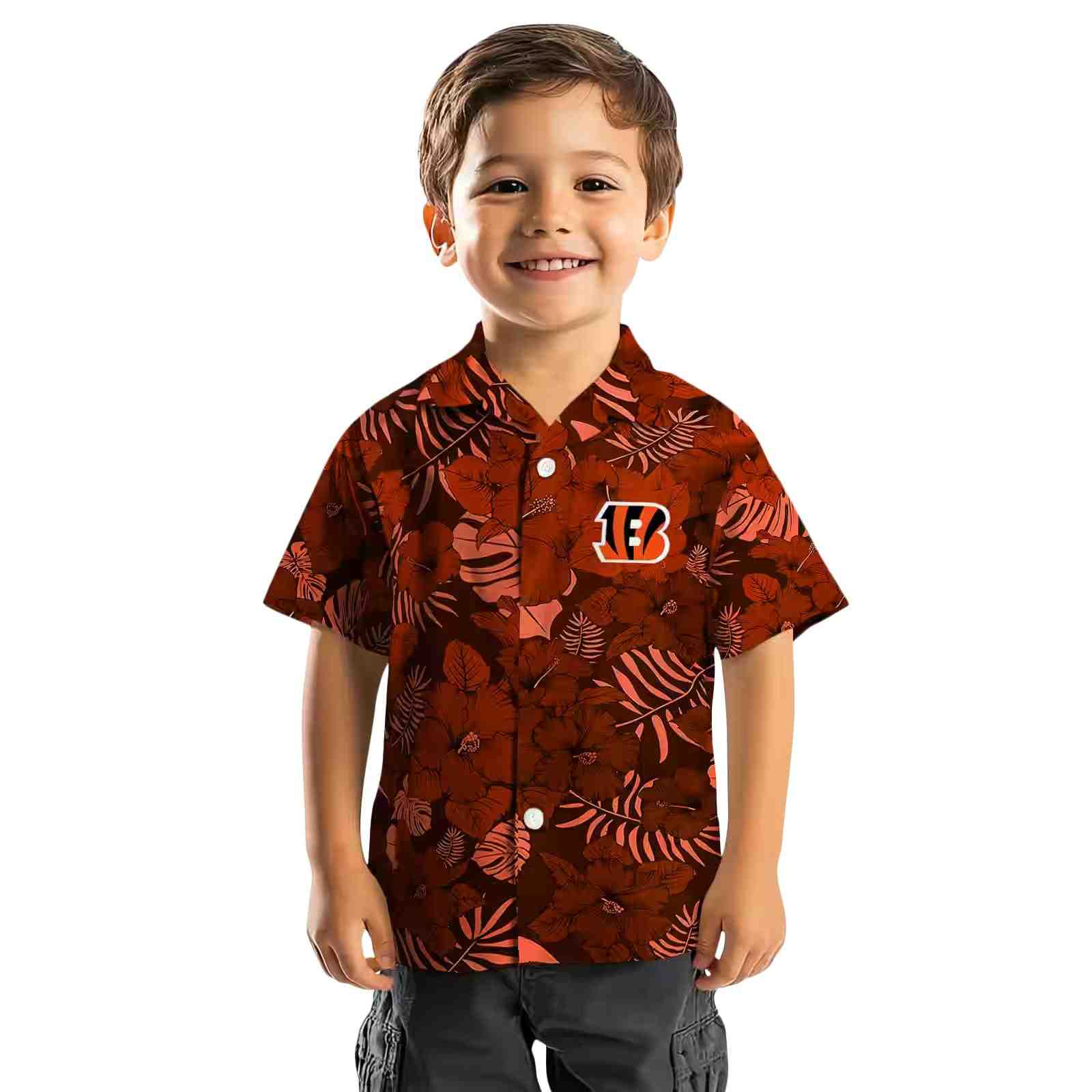 cincinnati bengals jungle vibes orange hawaiian shirt top rated