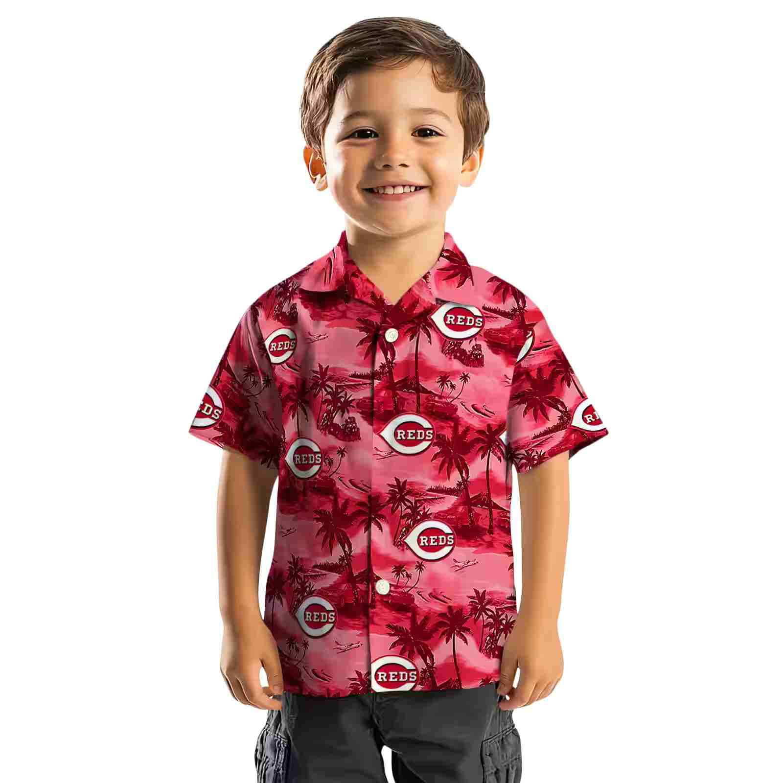 cincinnati reds coastal palms red hawaiian shirt top rated