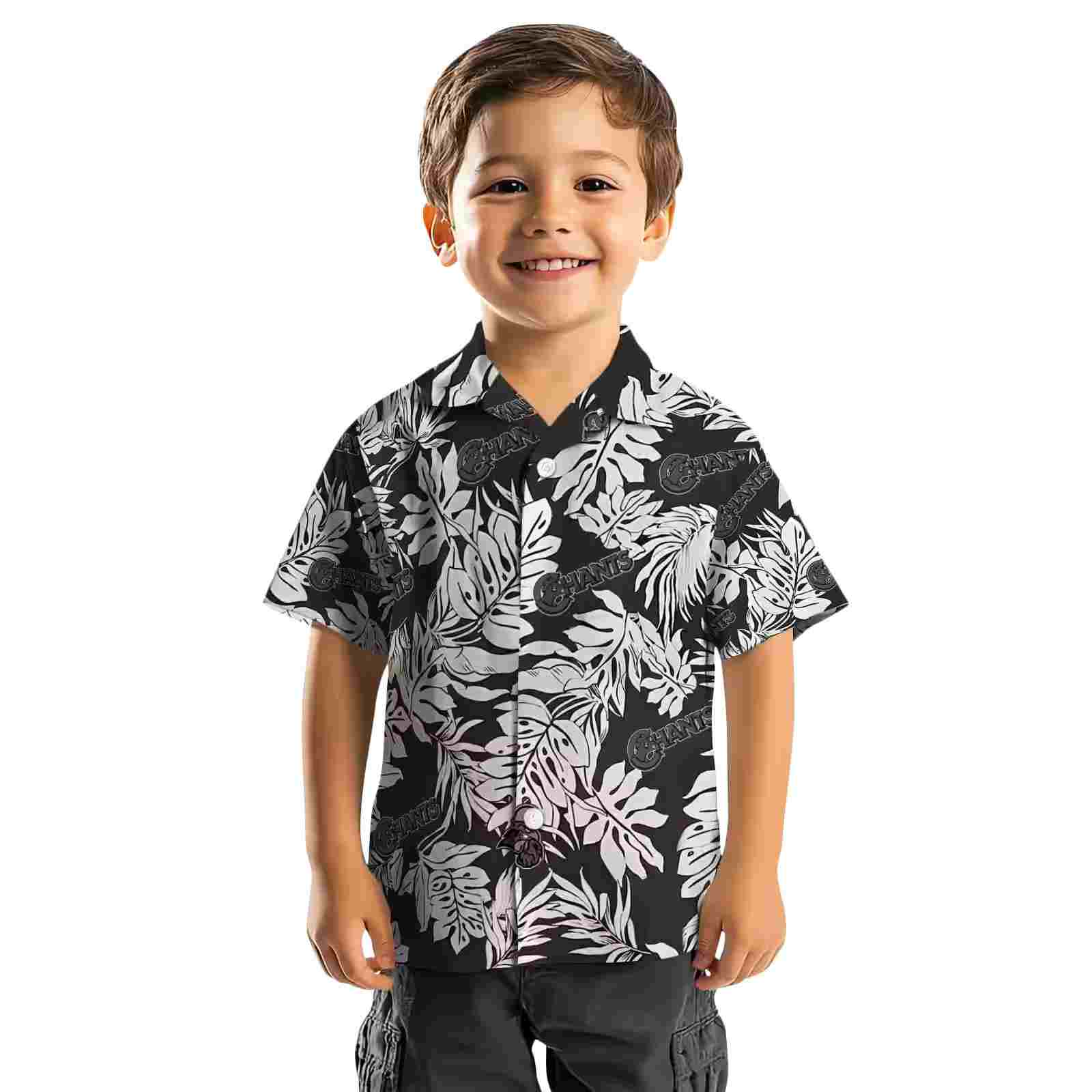 coastal carolina chanticleers monstera leaf pattern black hawaiian shirt top rated