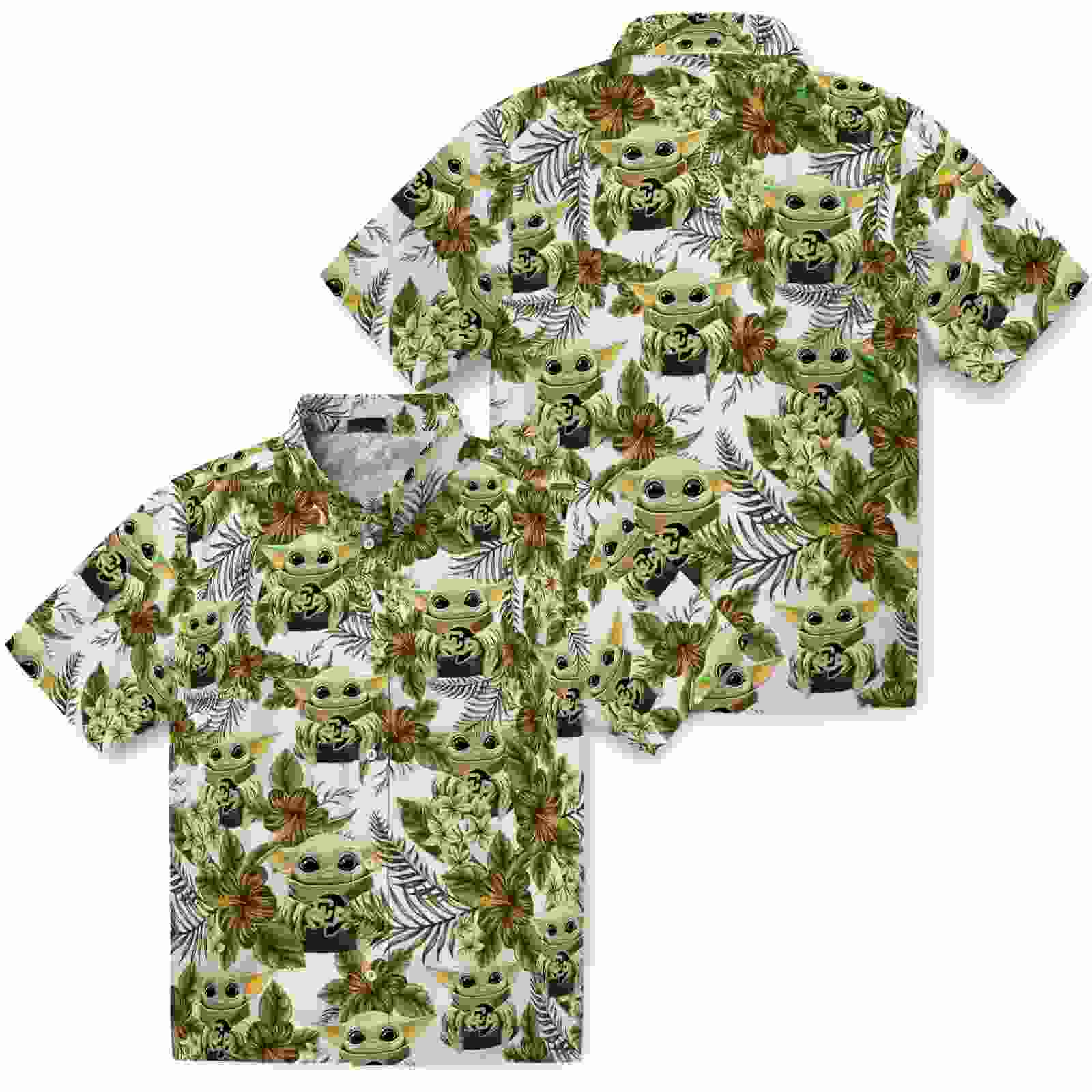 colorado buffaloes tropical yoda green hawaiian shirt high quality