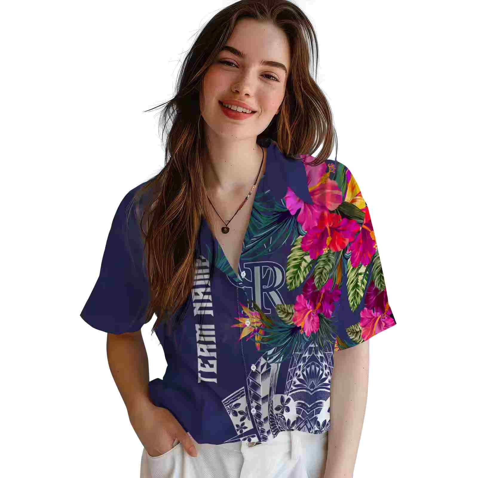 colorado rockies floral polynesian blue hawaiian shirt latest model