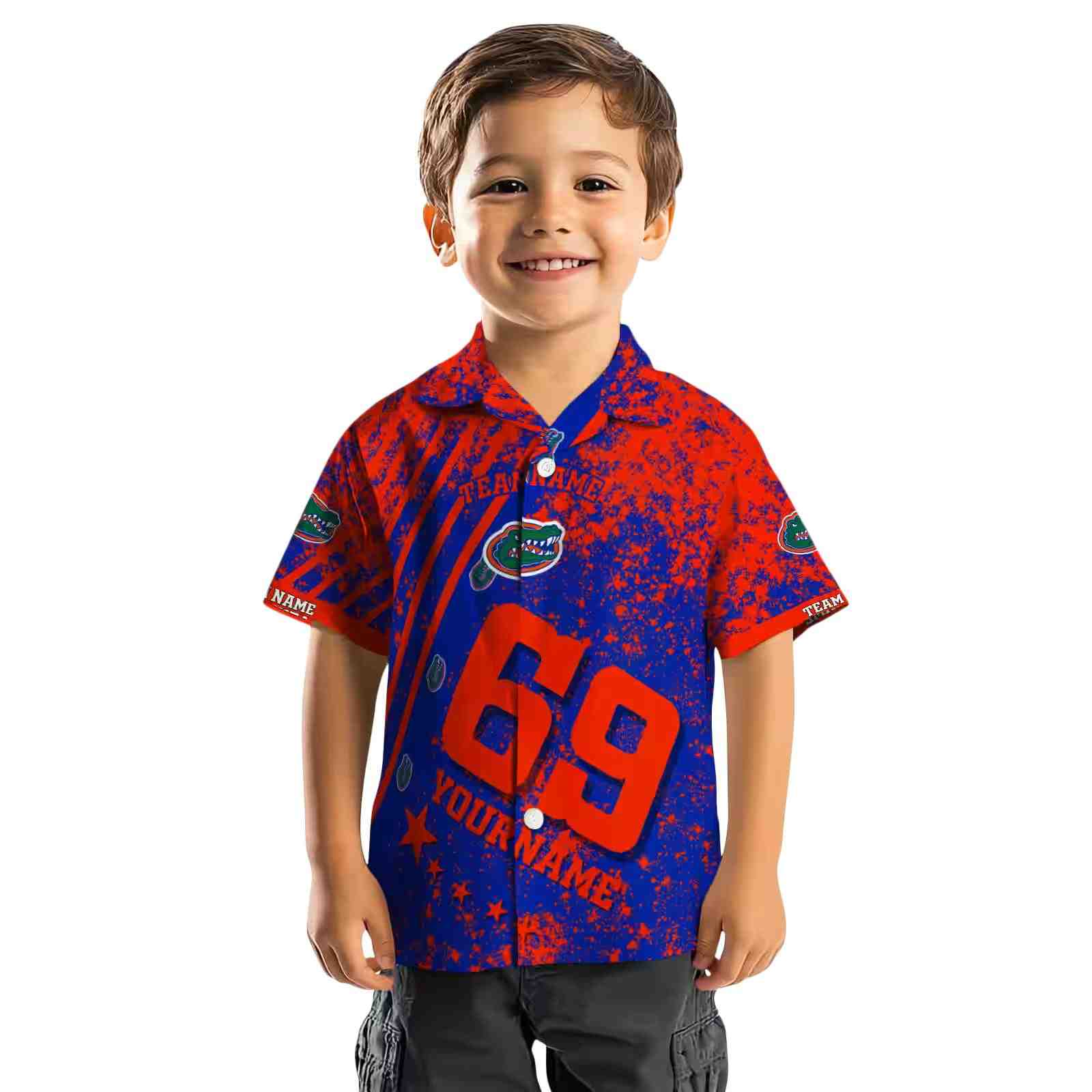 custom florida gators star stripes blue hawaiian shirt top rated